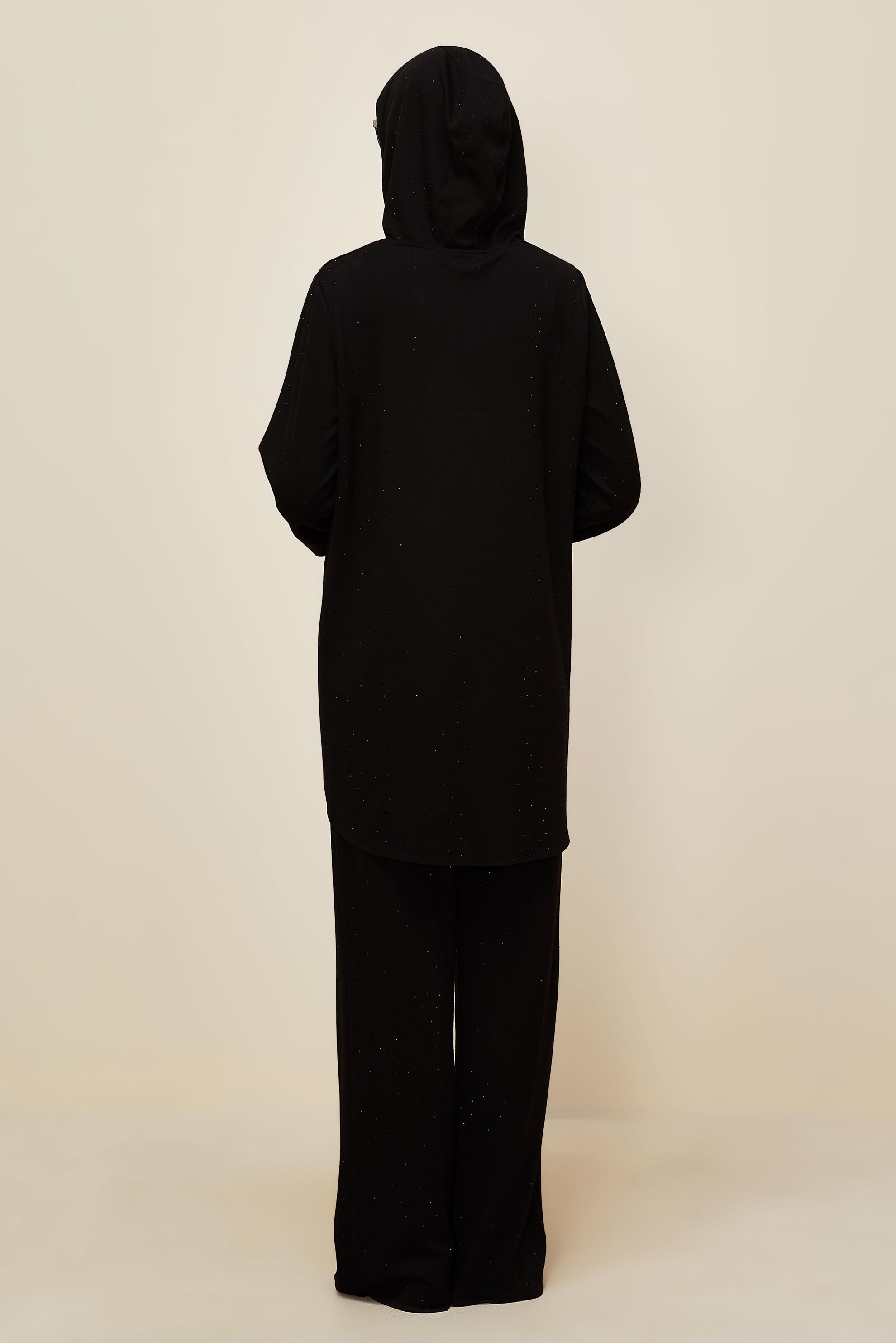 Hijab clothing BLACK TRACKSUIT WITH PANTS 46039