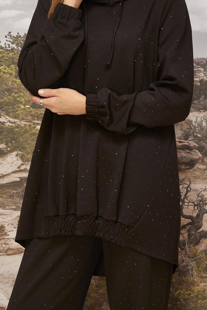 Tesettür giyim KAHVE 46039 OYSHO TAŞLI 2 İ PANT.EŞOF.TK.38-46 - ALVİNA