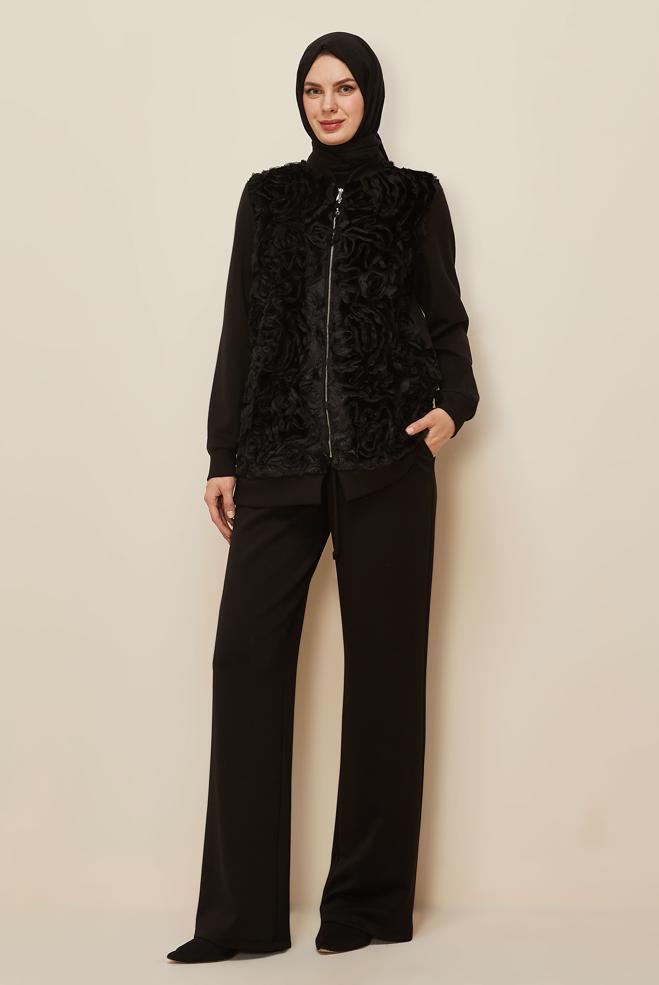 Hijab clothing BLACK 46096 OYSHO 2′Lİ PANT.EŞOF.TK. 38-46 TEK 40 - ALVİNA