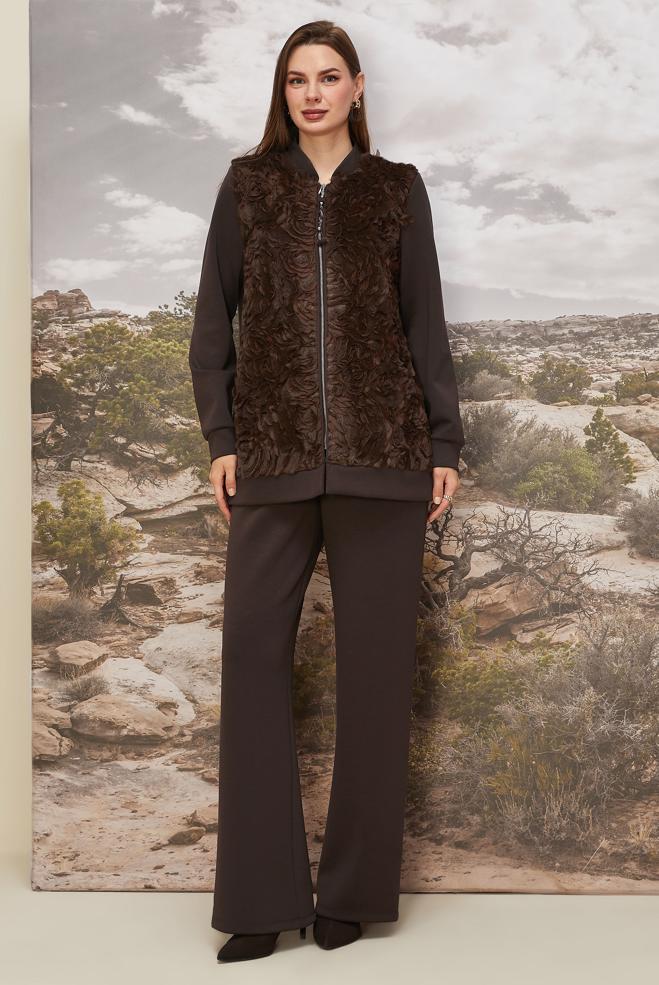 Hijab clothing BROWN 46096 OYSHO 2′Lİ PANT.EŞOF.TK. 38-46 TEK 40 - ALVİNA