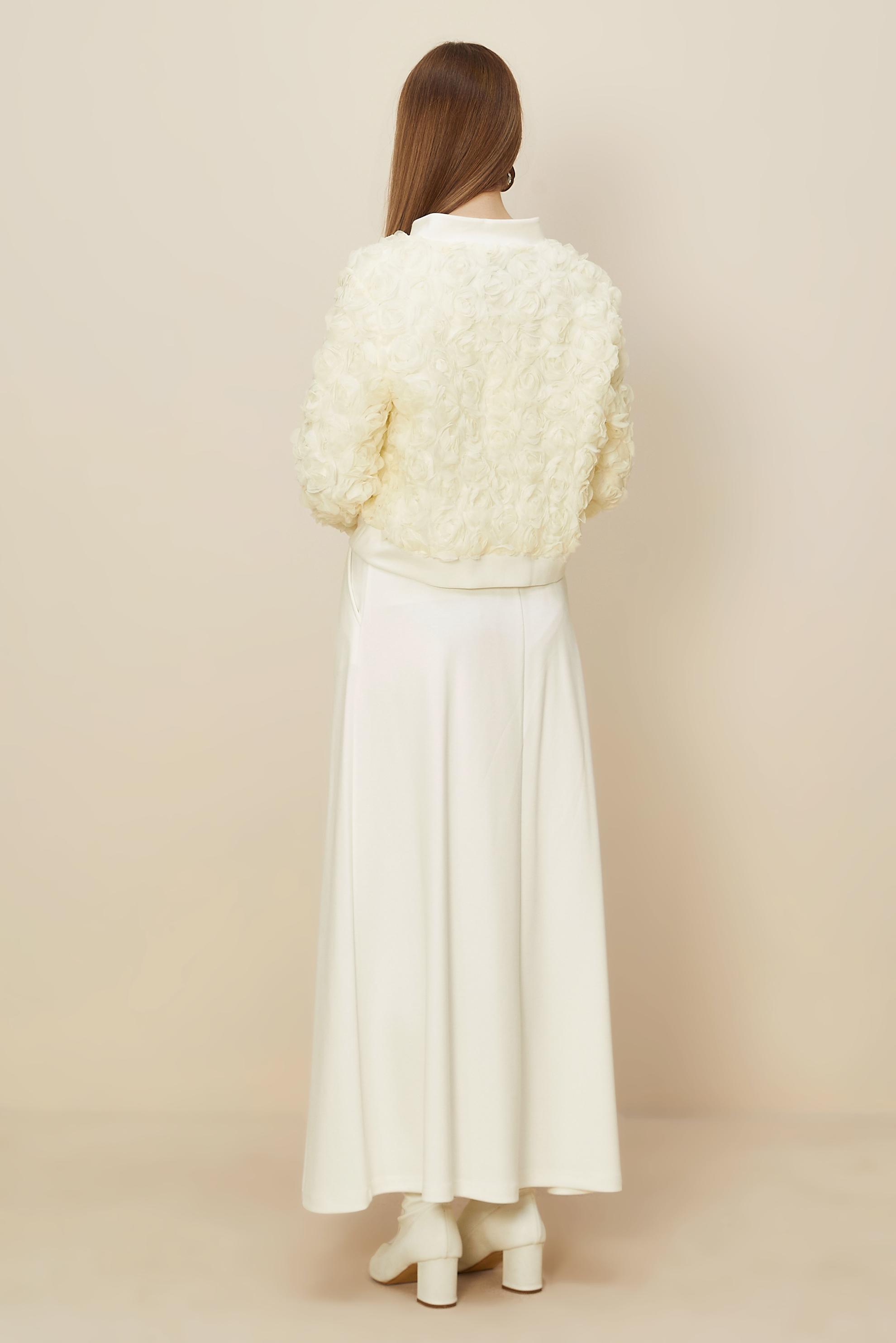 Tesettür giyim BEYAZ 46108 OYSHO 2 Lİ ETEKLİ EŞOF.TK.38-42