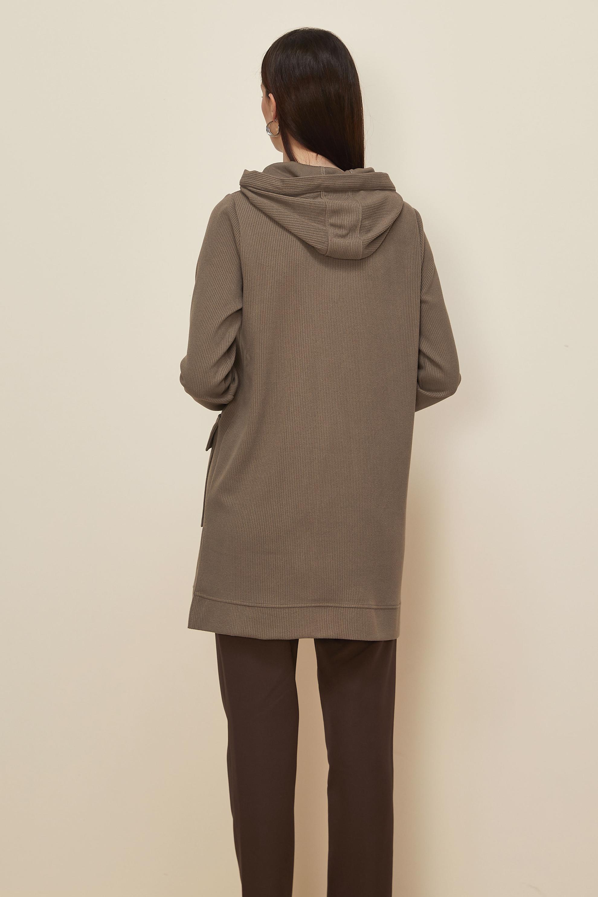 Vêtements hijab VISON TUNIQUE DE SURVÊTEMENT À CAPUCHE 46255