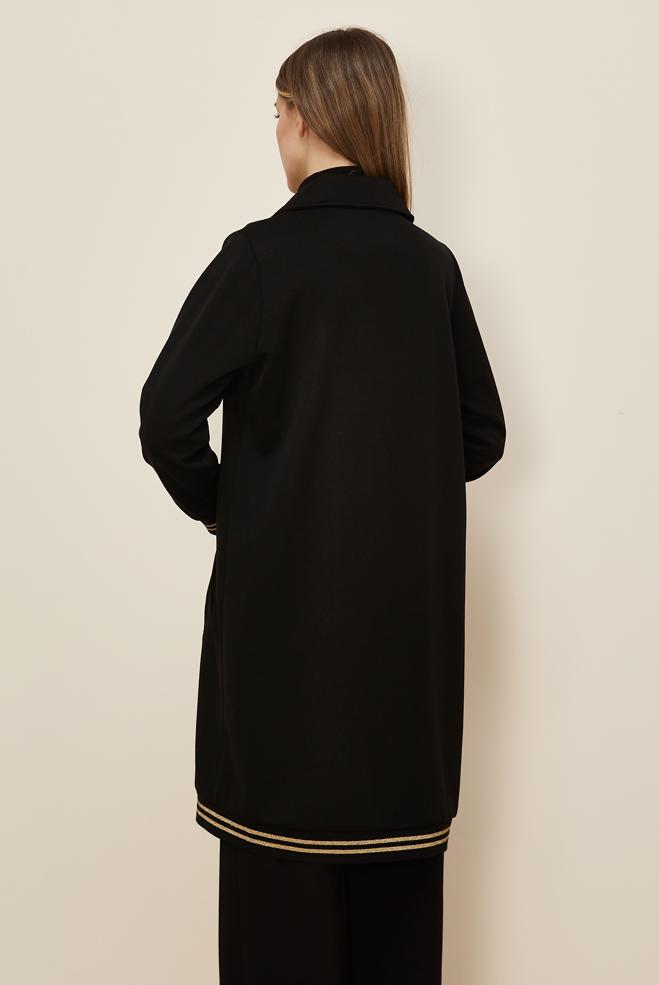 Tesettür giyim SİYAH 46272 8556 EŞOFMAN TUNİK 40-48 TEK 42 - ALVİNA