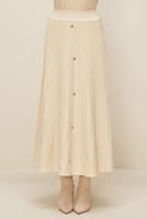 BUTTON DETAILED KNITWEAR SKIRT 60700