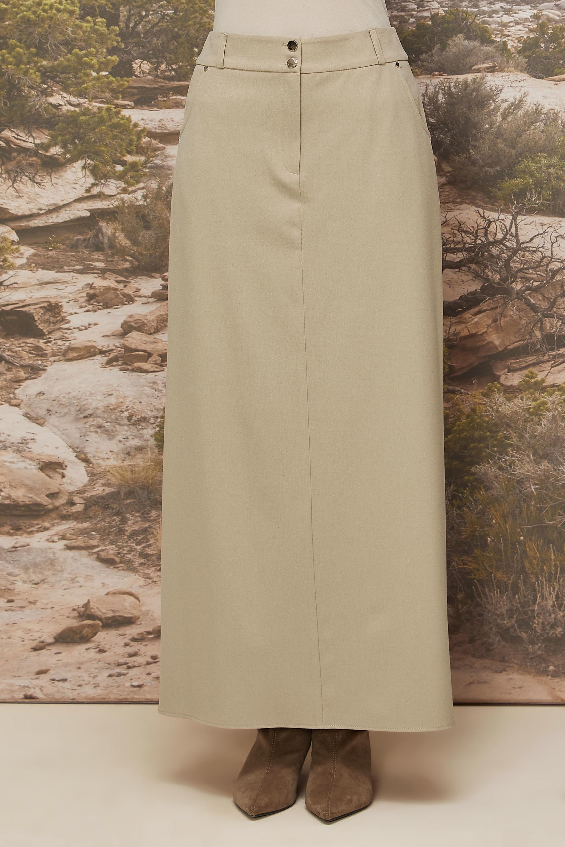 Hijab clothing BEIGE 60703 KARDELEN ETEK 38-46 TEK 42