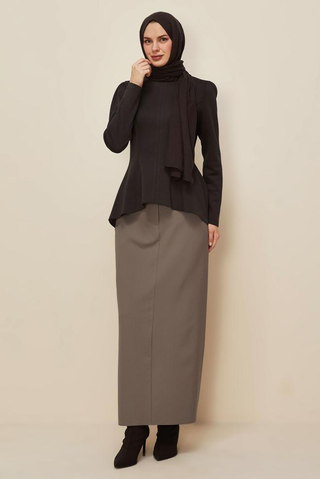 Hijab clothing MINK 60703 KARDELEN ETEK 38-46 TEK 42 - ALVİNA