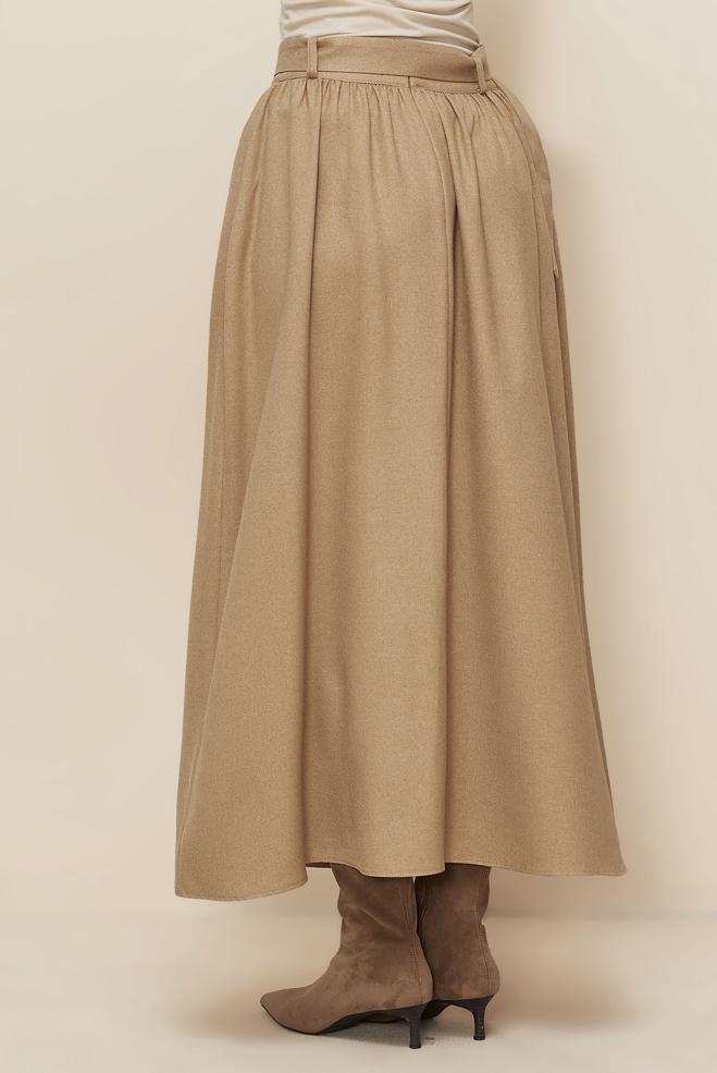 Tesettür giyim BEJ 60704 44366 ETEK 38-46 TEK40 - ALVİNA