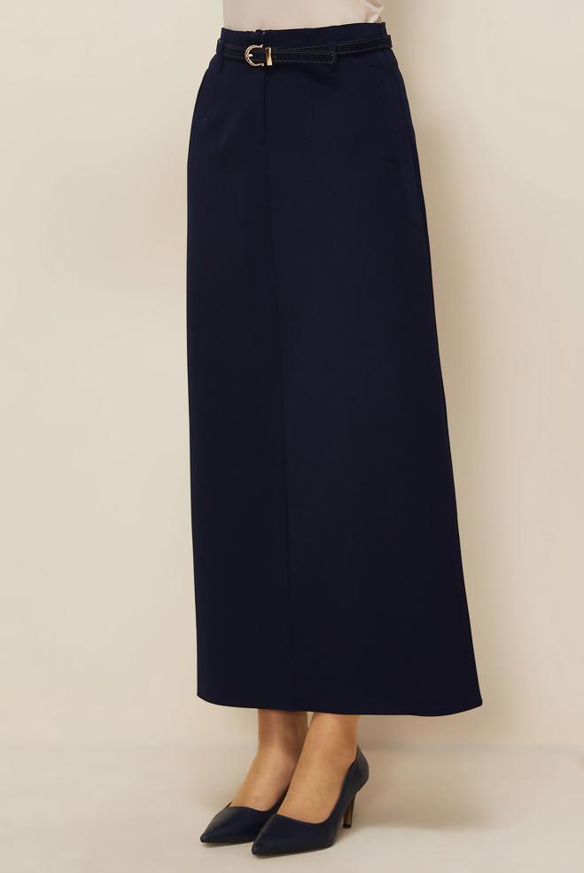 Tesettür giyim LACİVERT 60705 44102 ETEK 38-46 TEK 40 - ALVİNA