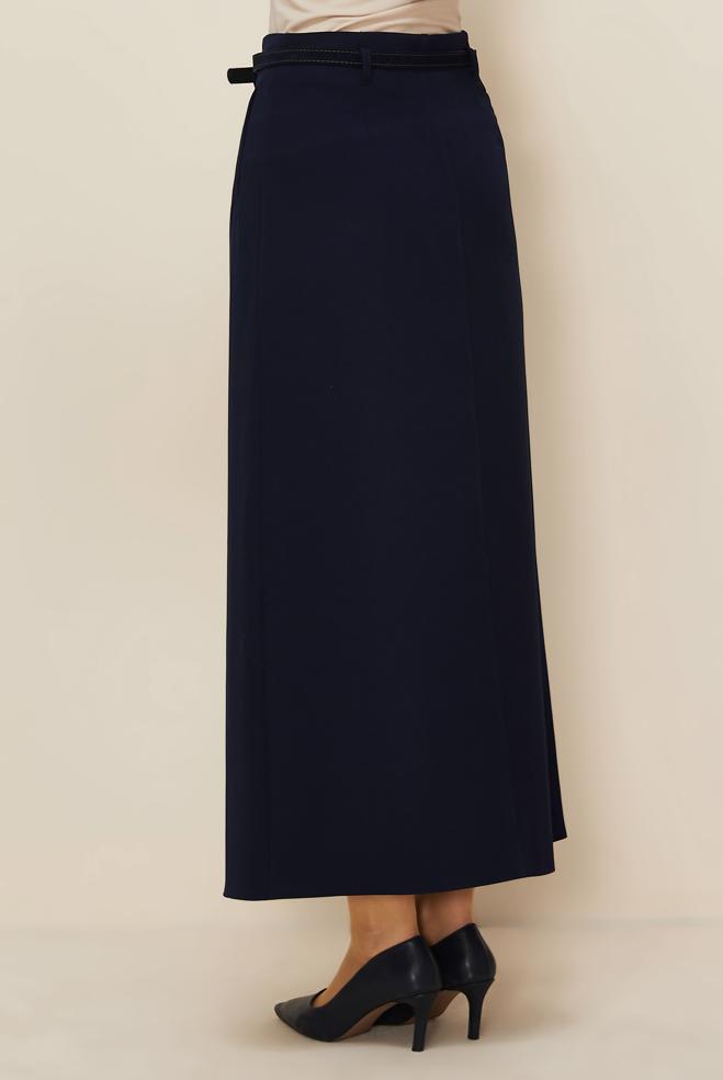 Tesettür giyim LACİVERT 60705 44102 ETEK 38-46 TEK 40 - ALVİNA