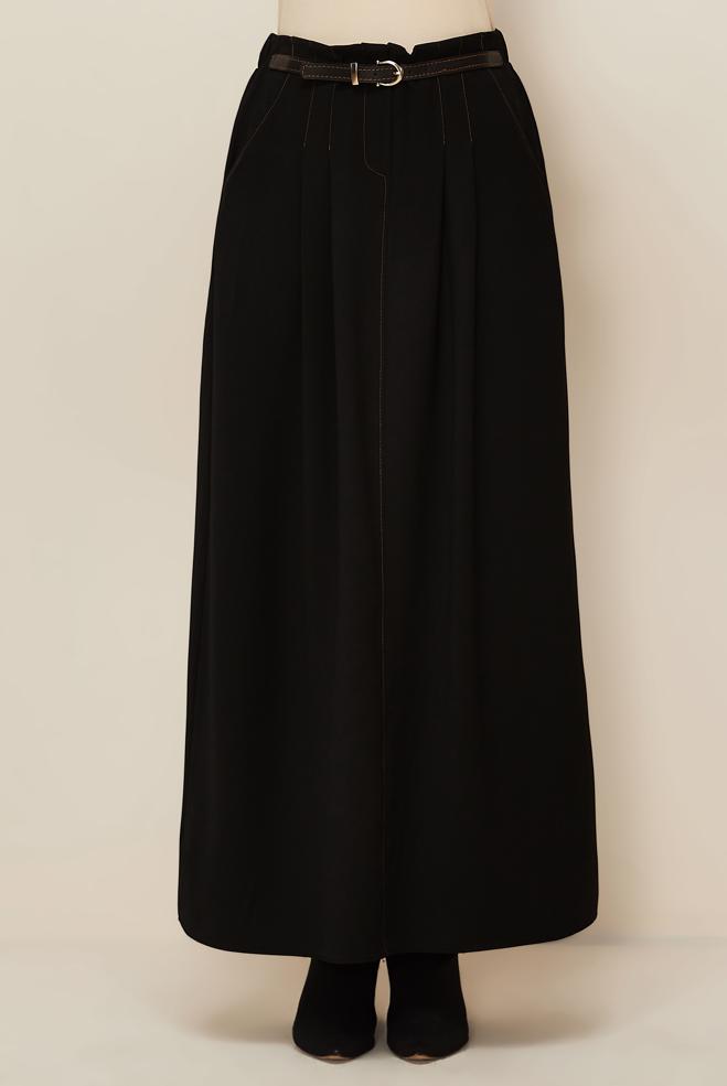 Hijab clothing BLACK 60706 12764 ETEK 38-46 TEK40 - ALVİNA