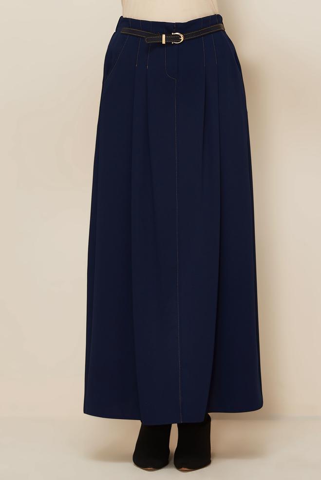 Hijab clothing NAVY BLUE 60706 12764 ETEK 38-46 TEK40 - ALVİNA