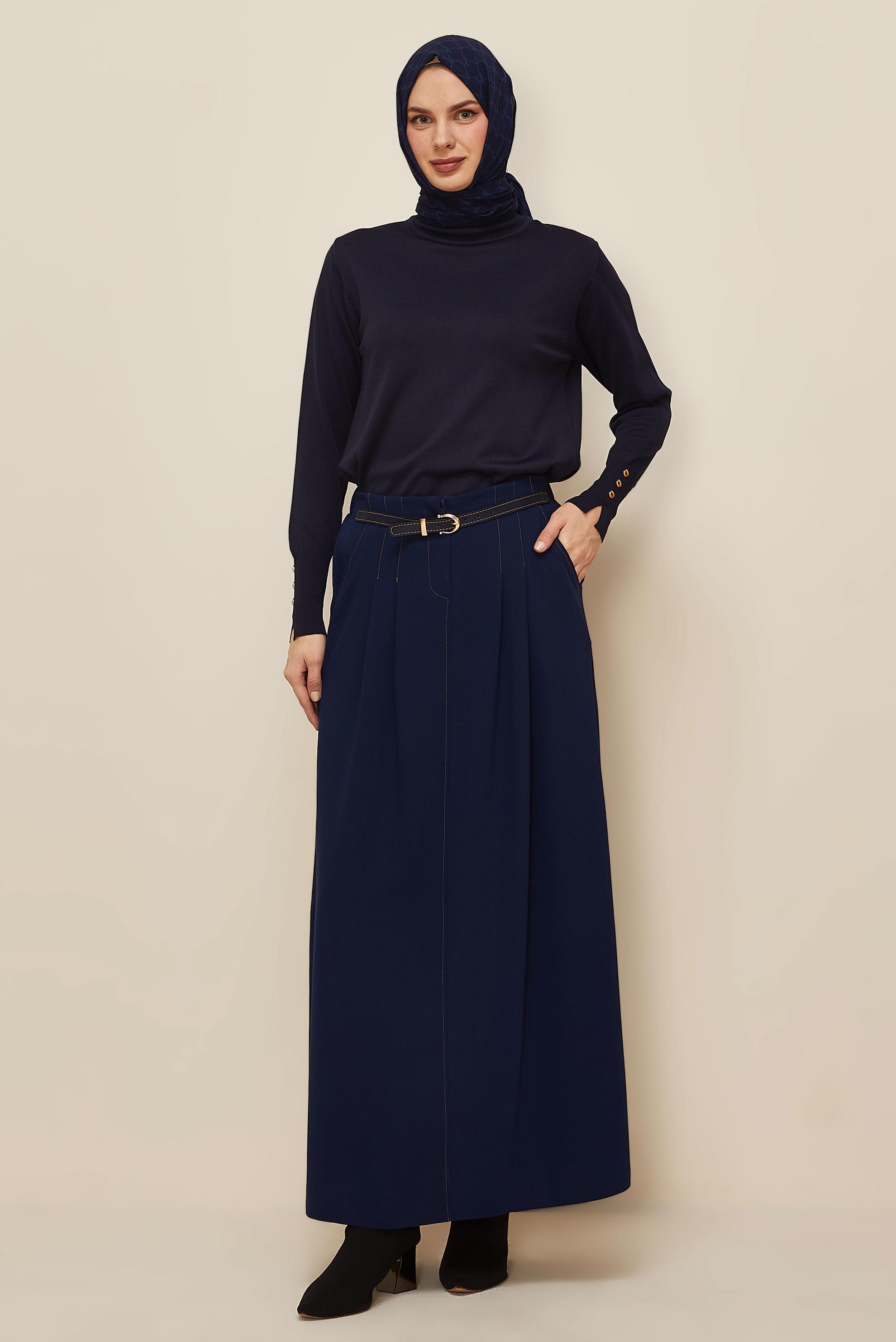 Hijab clothing NAVY BLUE 60706 12764 ETEK 38-46 TEK40