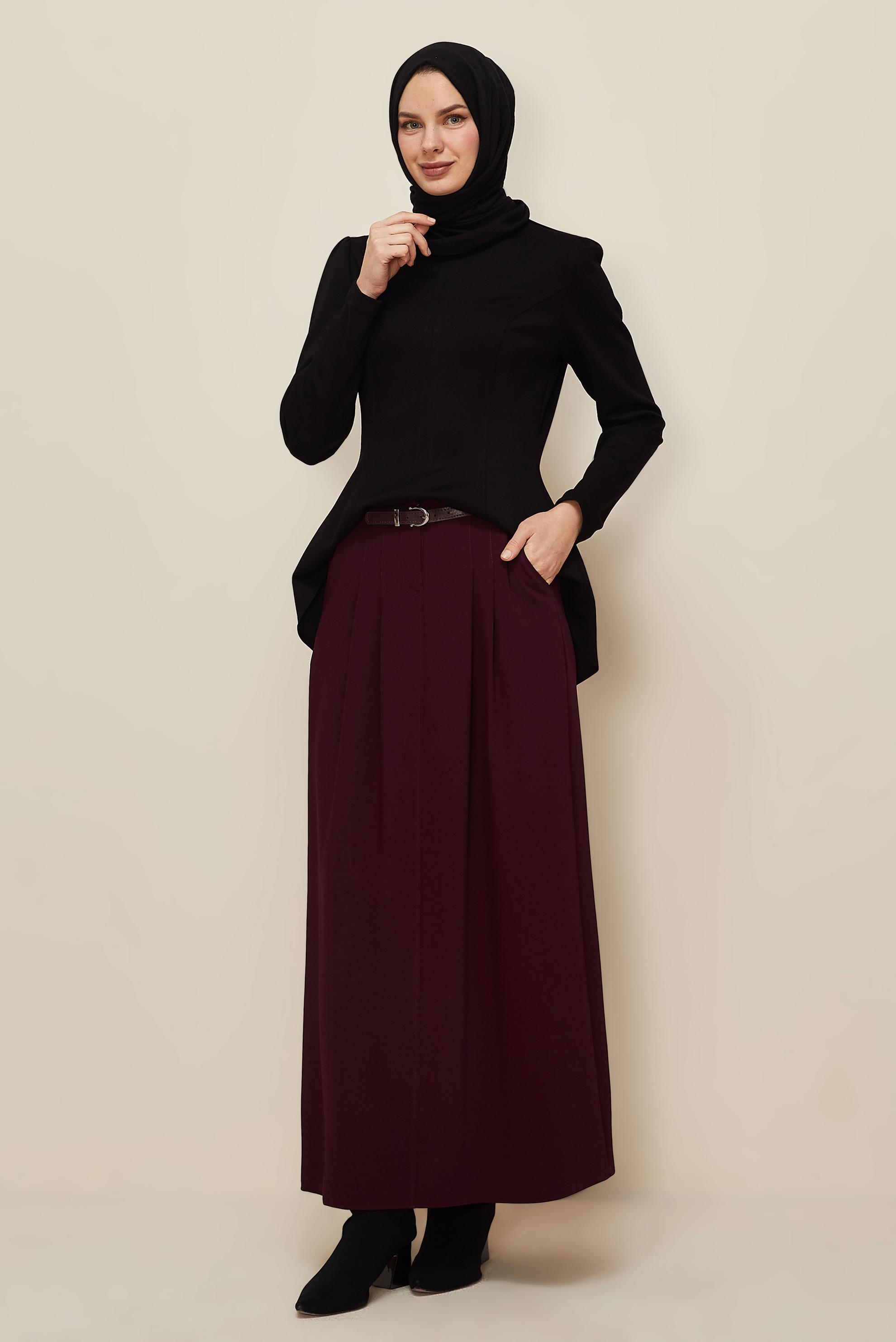 Hijab clothing CLARET RED 60706 12764 ETEK 38-46 TEK40