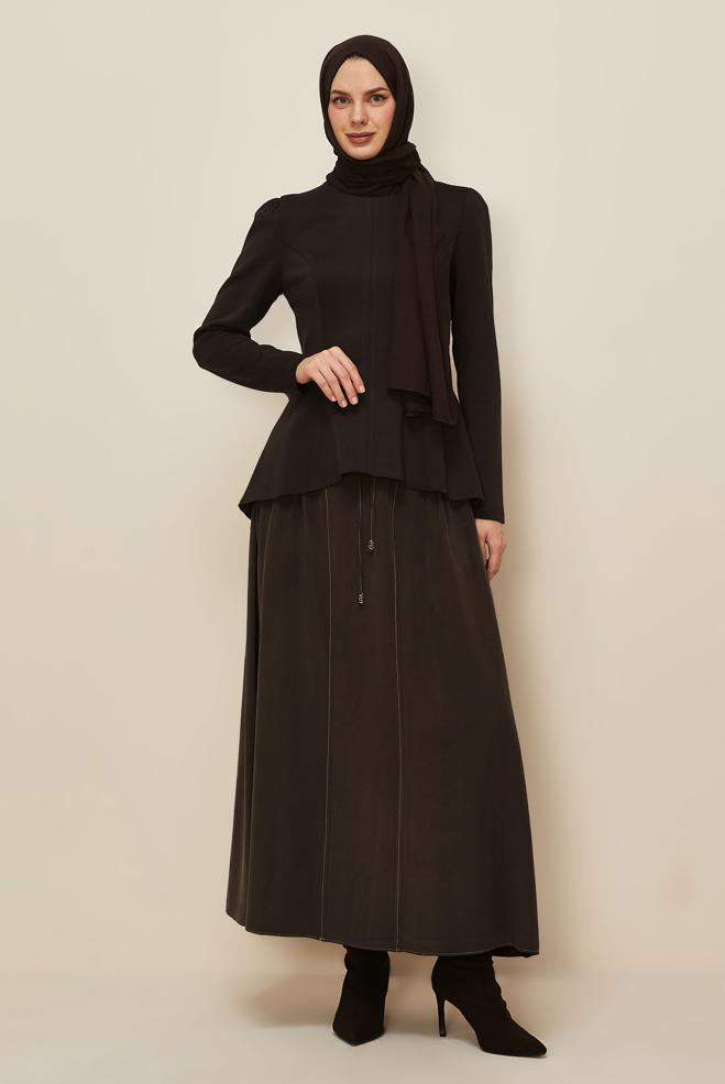 Hijab clothing BROWN 60728 ROLEX 421 ETEK 38-42 TEK 40 - ALVİNA