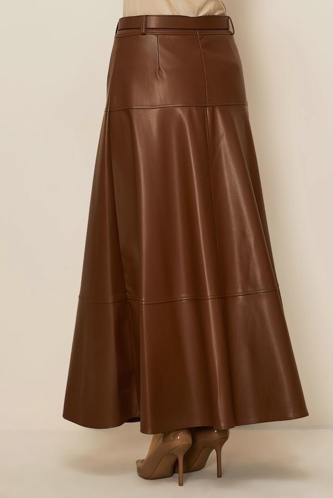 Hijab clothing TABA 60729 ZARA DERİ ETEK 38-46 TEK 40 - ALVİNA