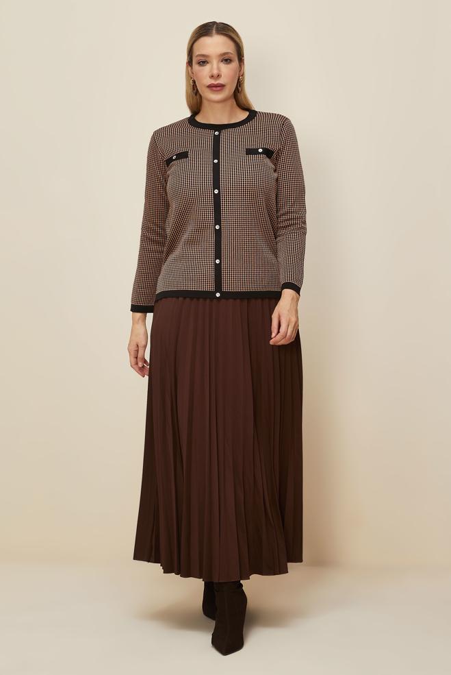 Vêtements hijab BRUN 60730 8607 ETEK 44-50 TEK 42 - ALVİNA