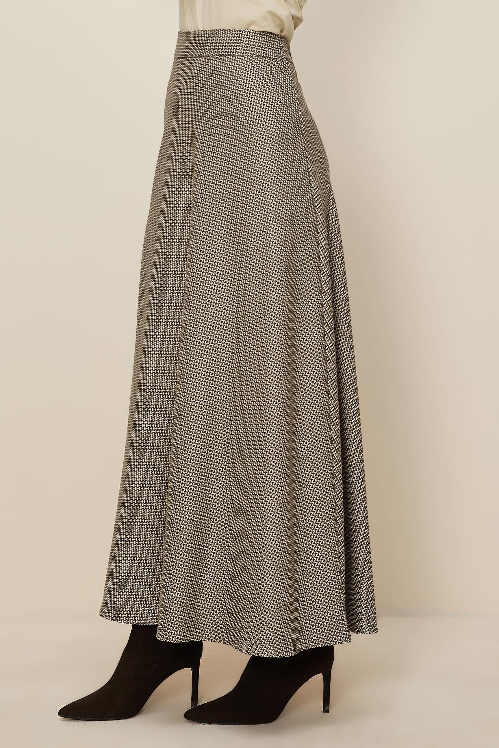 Hijab clothing BROWN BELL SKIRT 60734