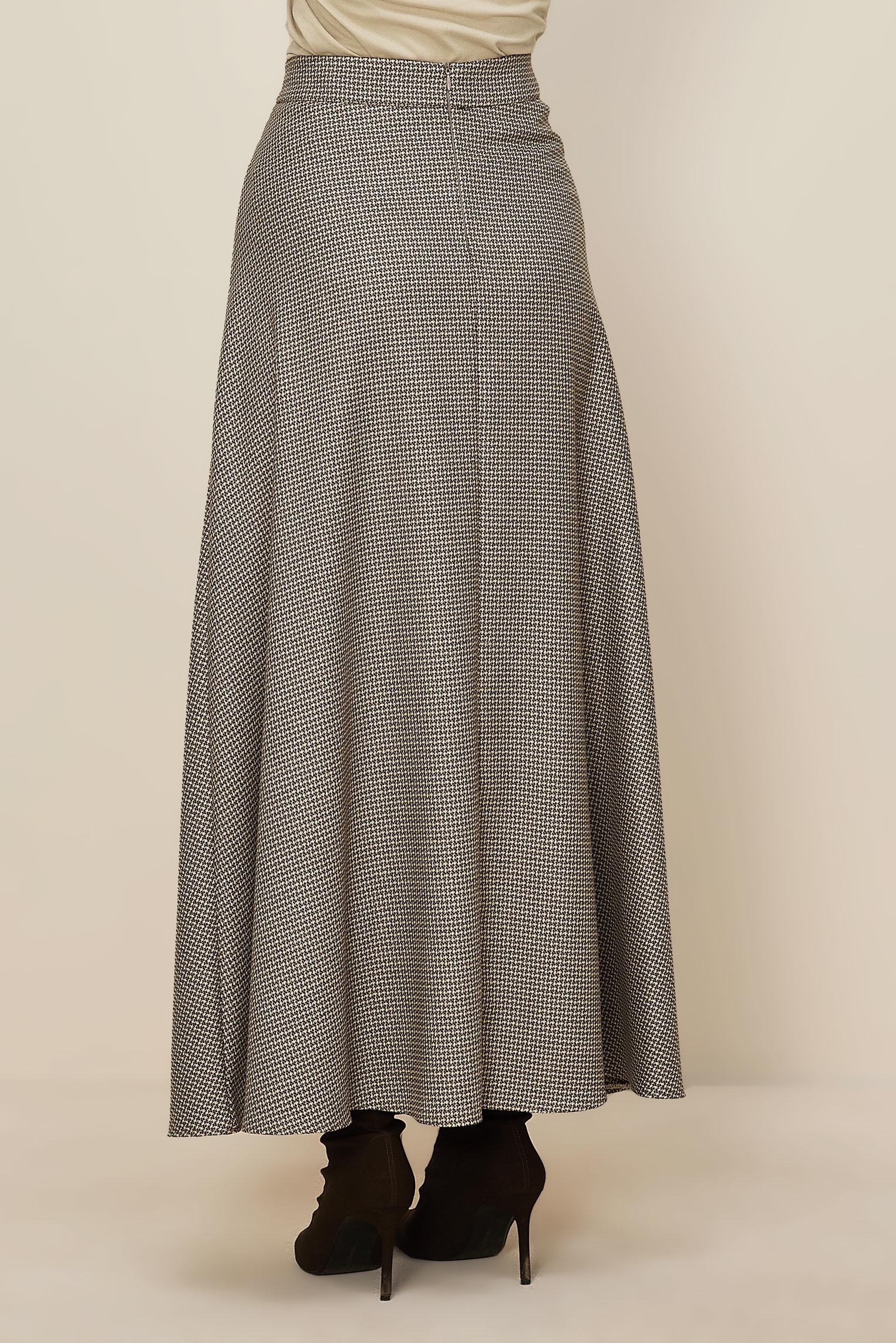 Hijab clothing BROWN BELL SKIRT 60734