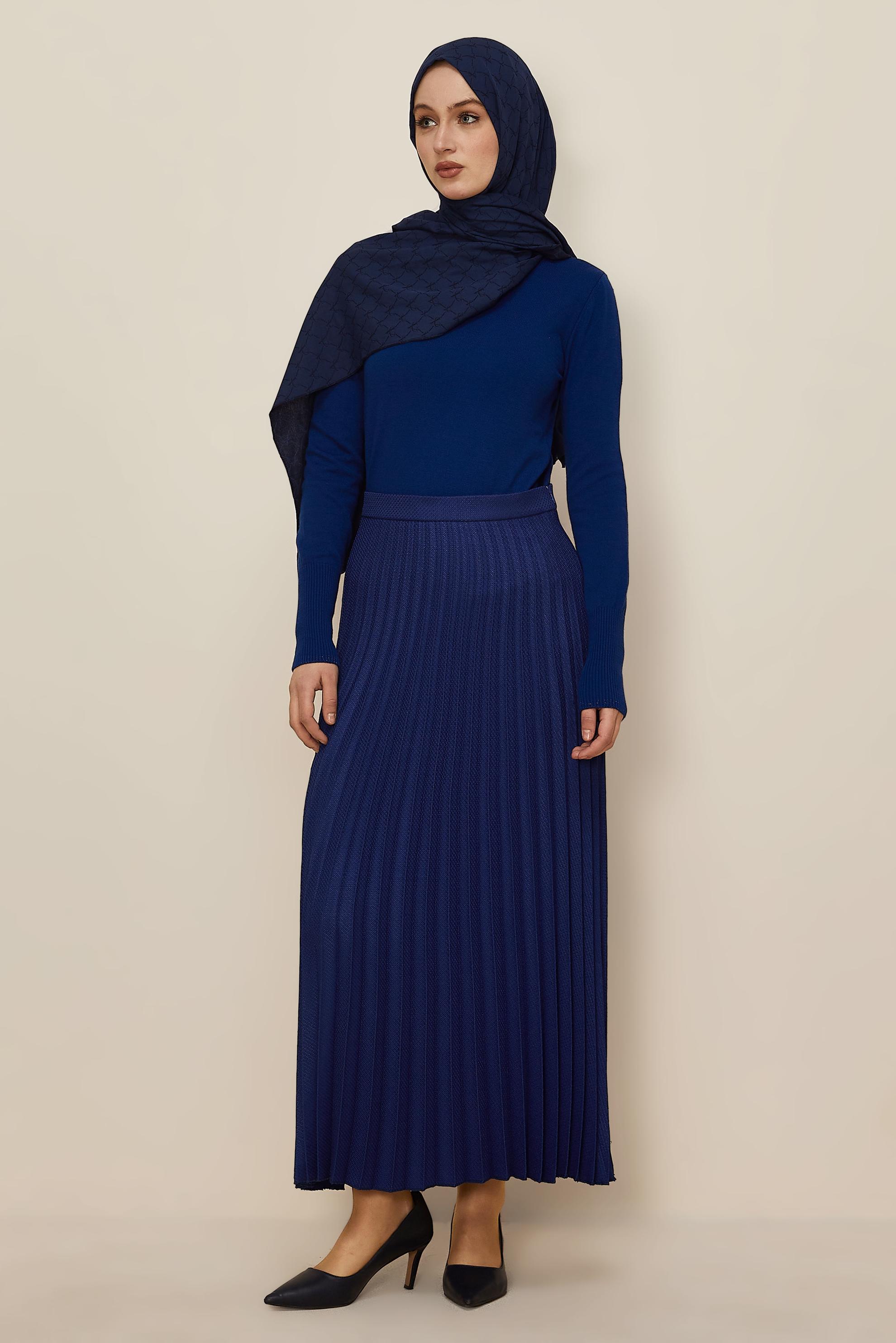 Hijab clothing NAVY BLUE 60741 G-1103 ETEK 38-46 TEK 42