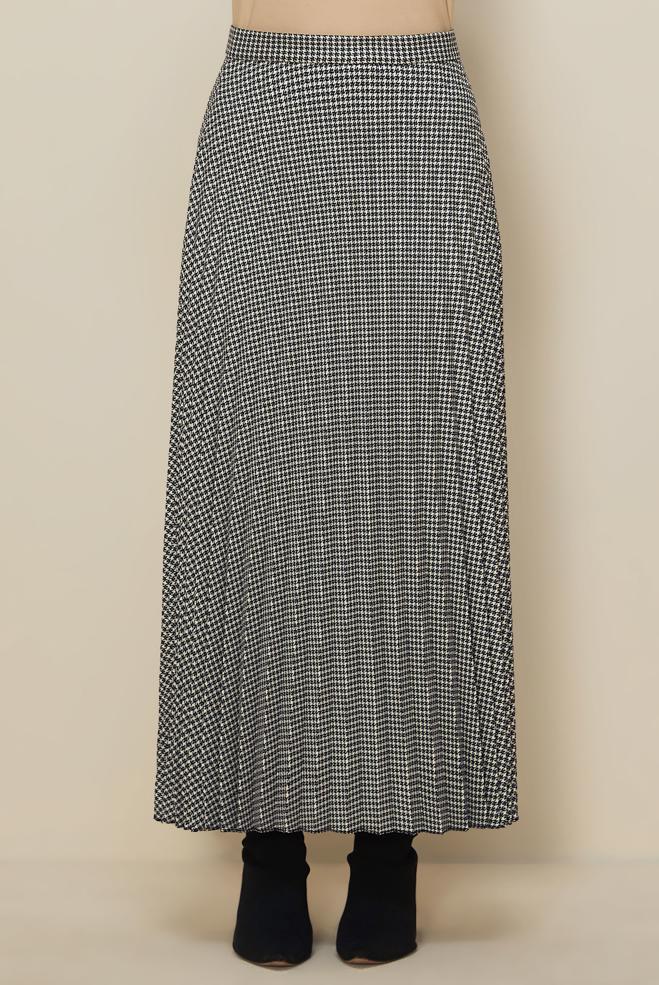 Tesettür giyim MAVİ 60742 17237 ETEK 38-46 TEK42 - ALVİNA