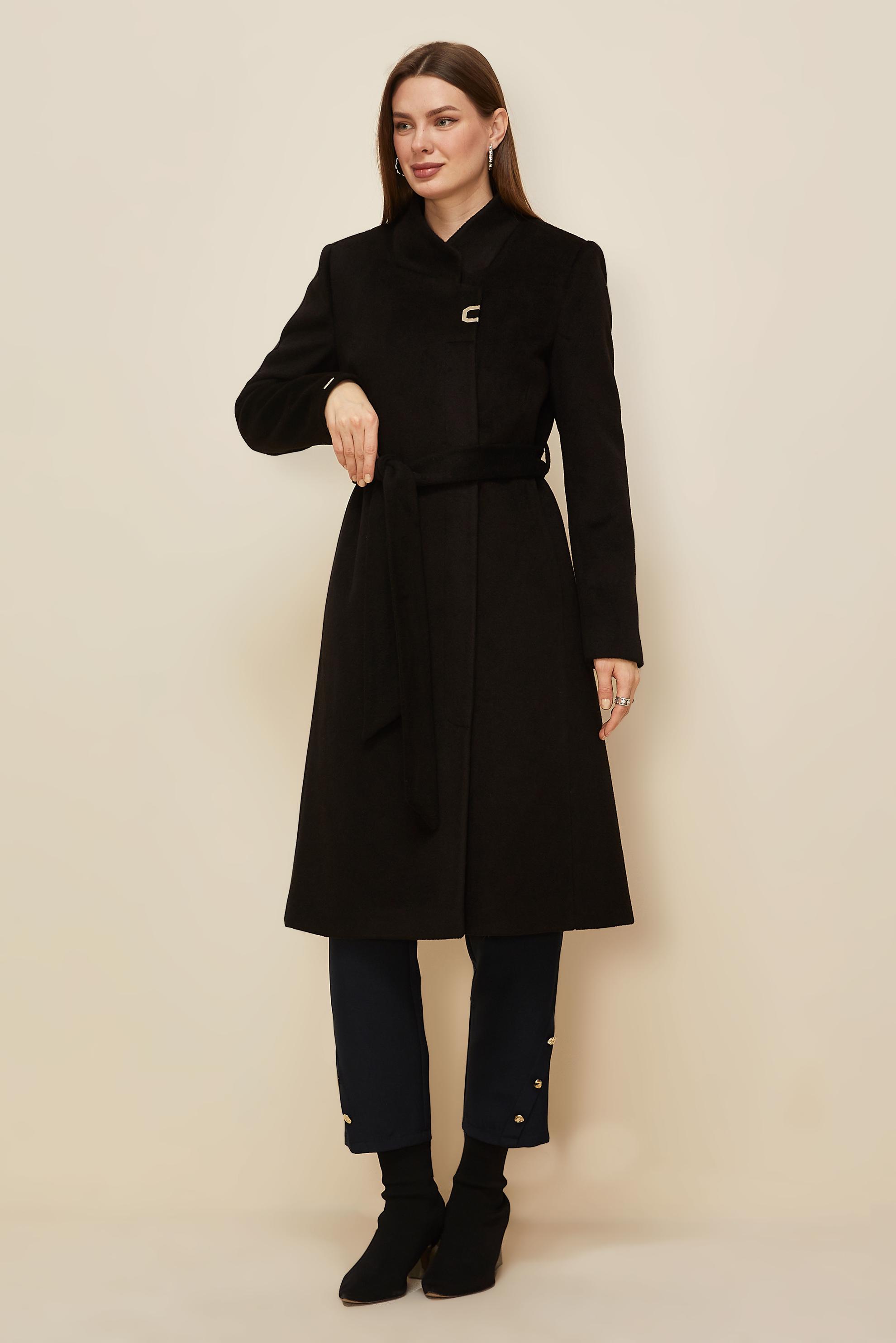 Vêtements hijab NOIR MANTEAU CACHE CEINTURE 90565