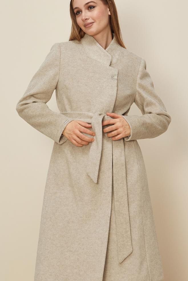 Tesettür giyim BEJ 90565 KASHA KABAN 38-46 TEK 42 - ALVİNA