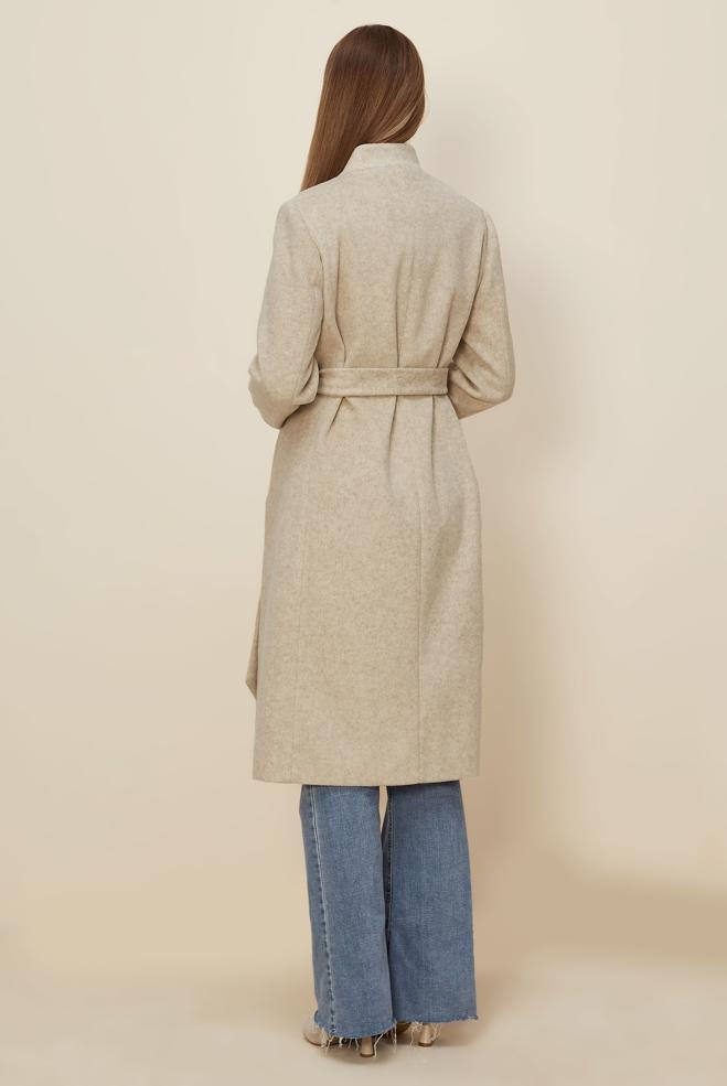 Tesettür giyim BEJ 90565 KASHA KABAN 38-46 TEK 42 - ALVİNA