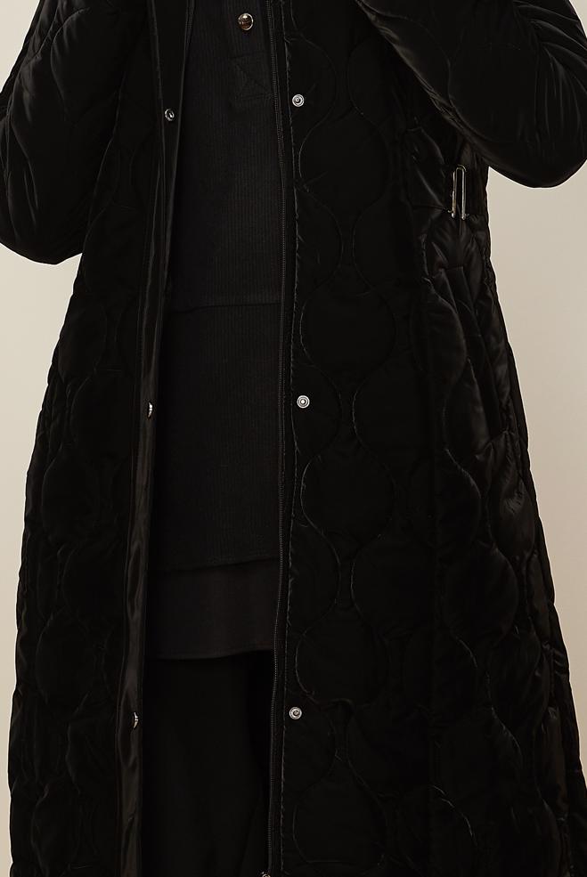 Hijab clothing BLACK 90585 NOVO KABAN 40-48 - ALVİNA