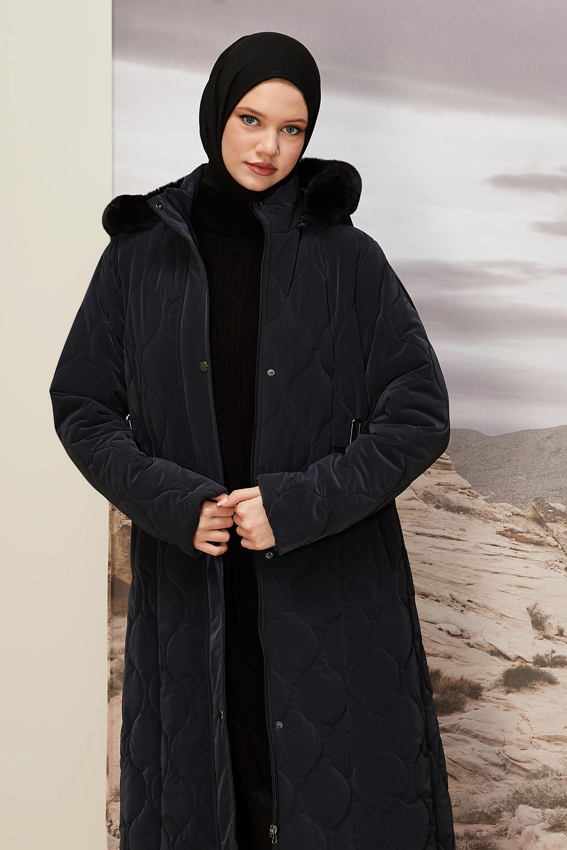 Hijab clothing NAVY BLUE 90585 NOVO KABAN 40-48