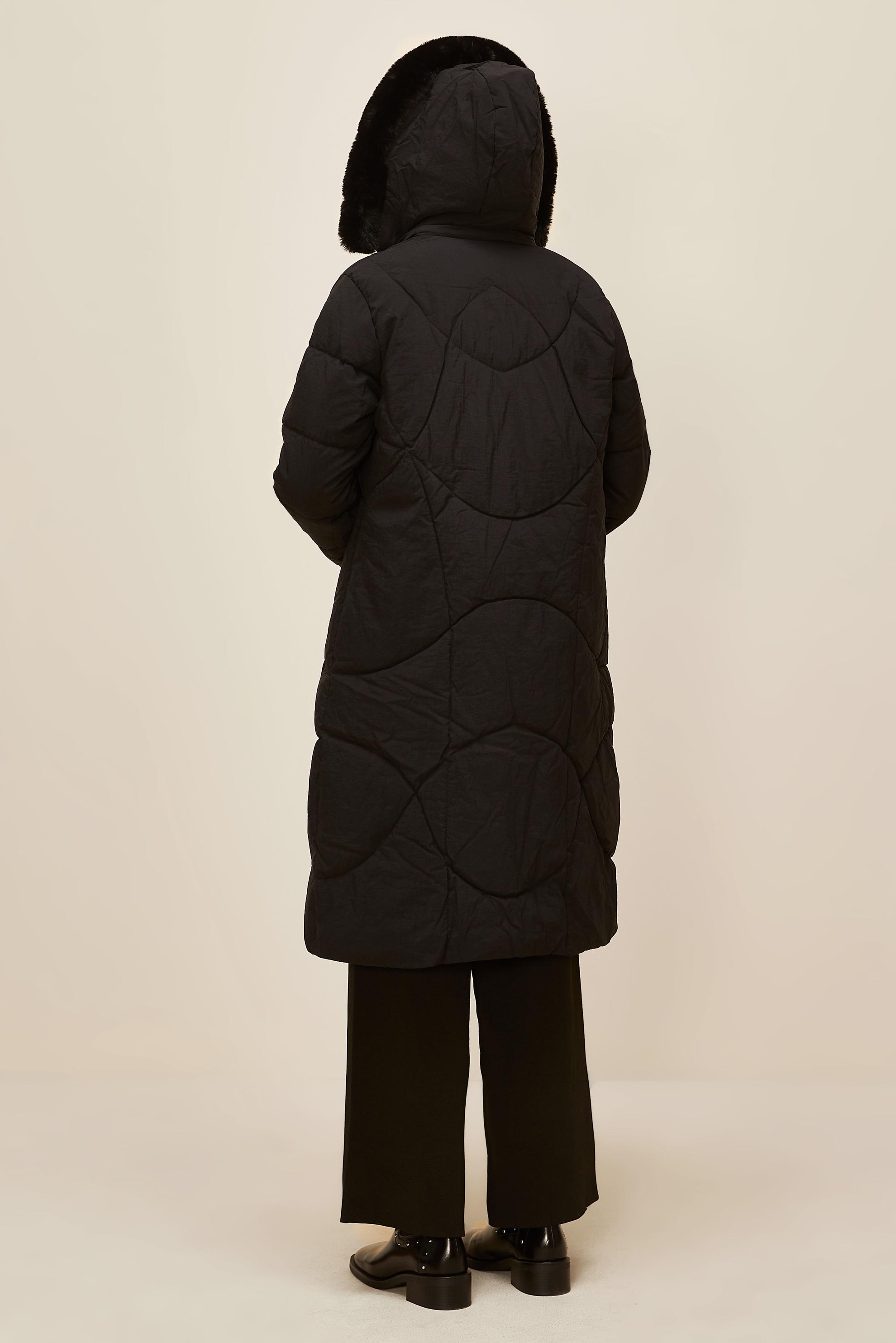 Vêtements hijab NOIR MANTEAU À CAPUCHE 90593