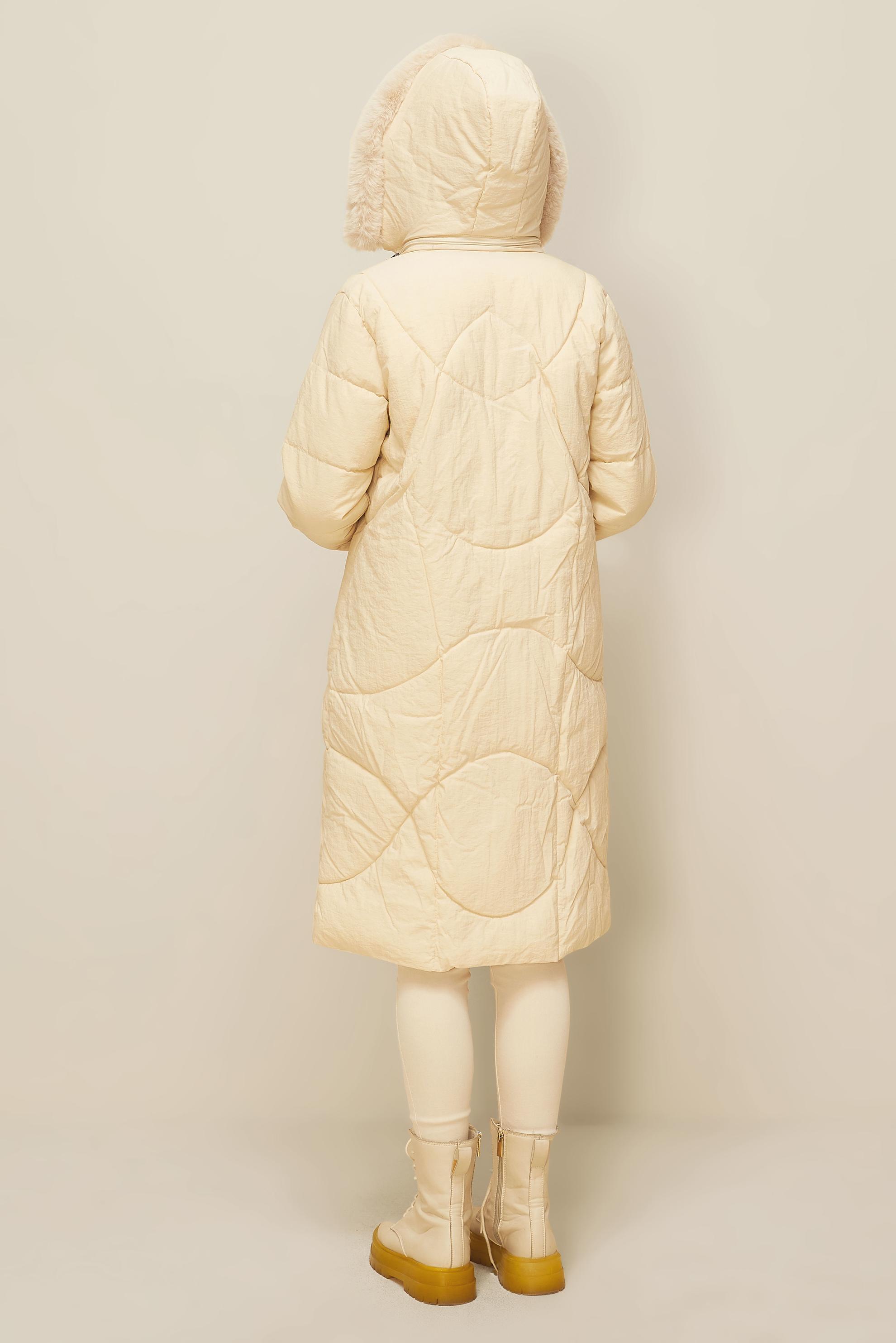 Vêtements hijab BEIGE MANTEAU À CAPUCHE 90593