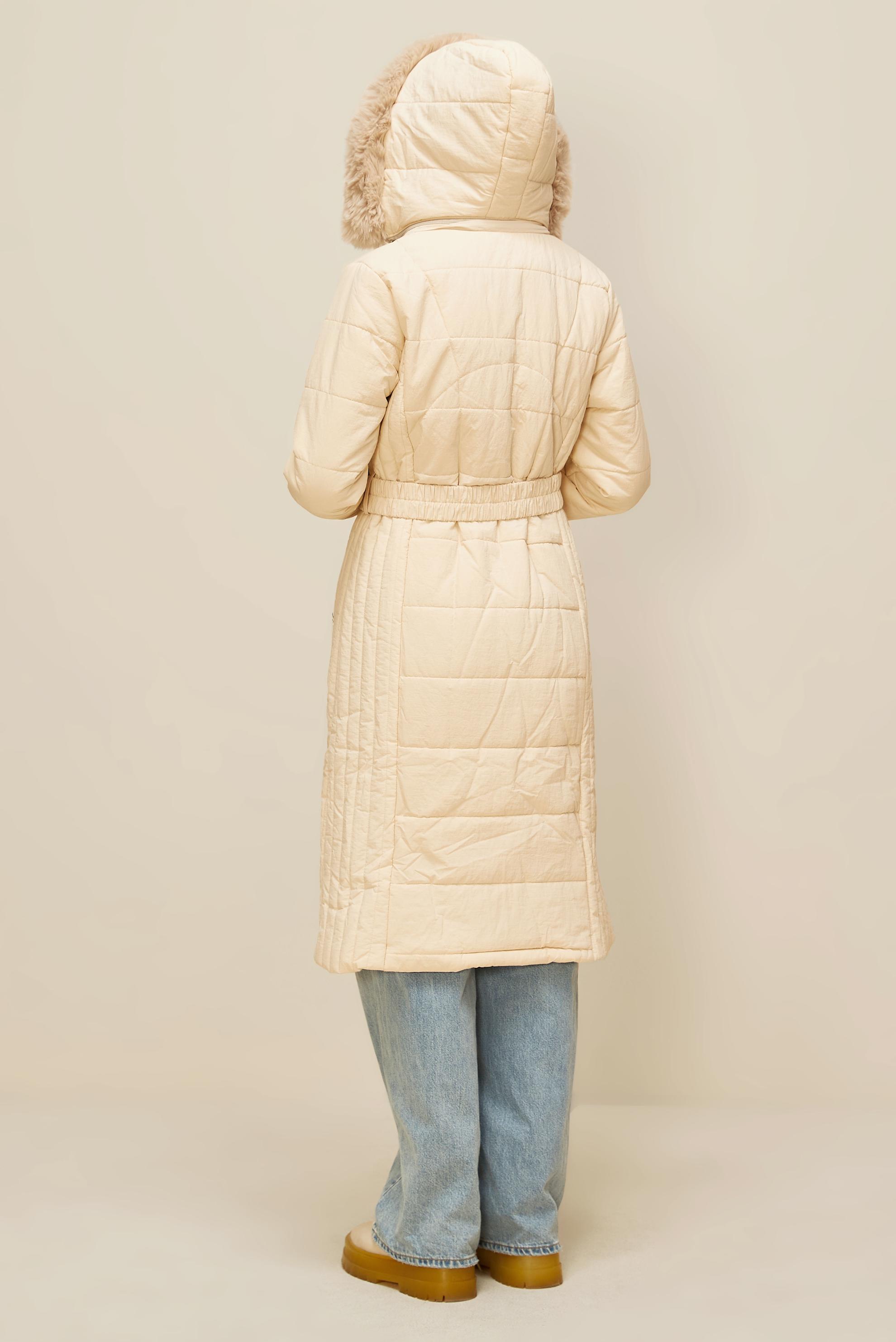 Vêtements hijab BEIGE MANTEAU CEINTURÉ 90600