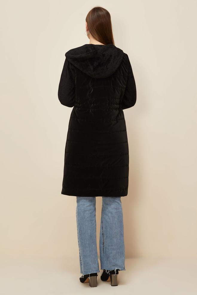 Tesettür giyim SİYAH 90601 NOVO KABAN 38-44 TEK 42 - ALVİNA