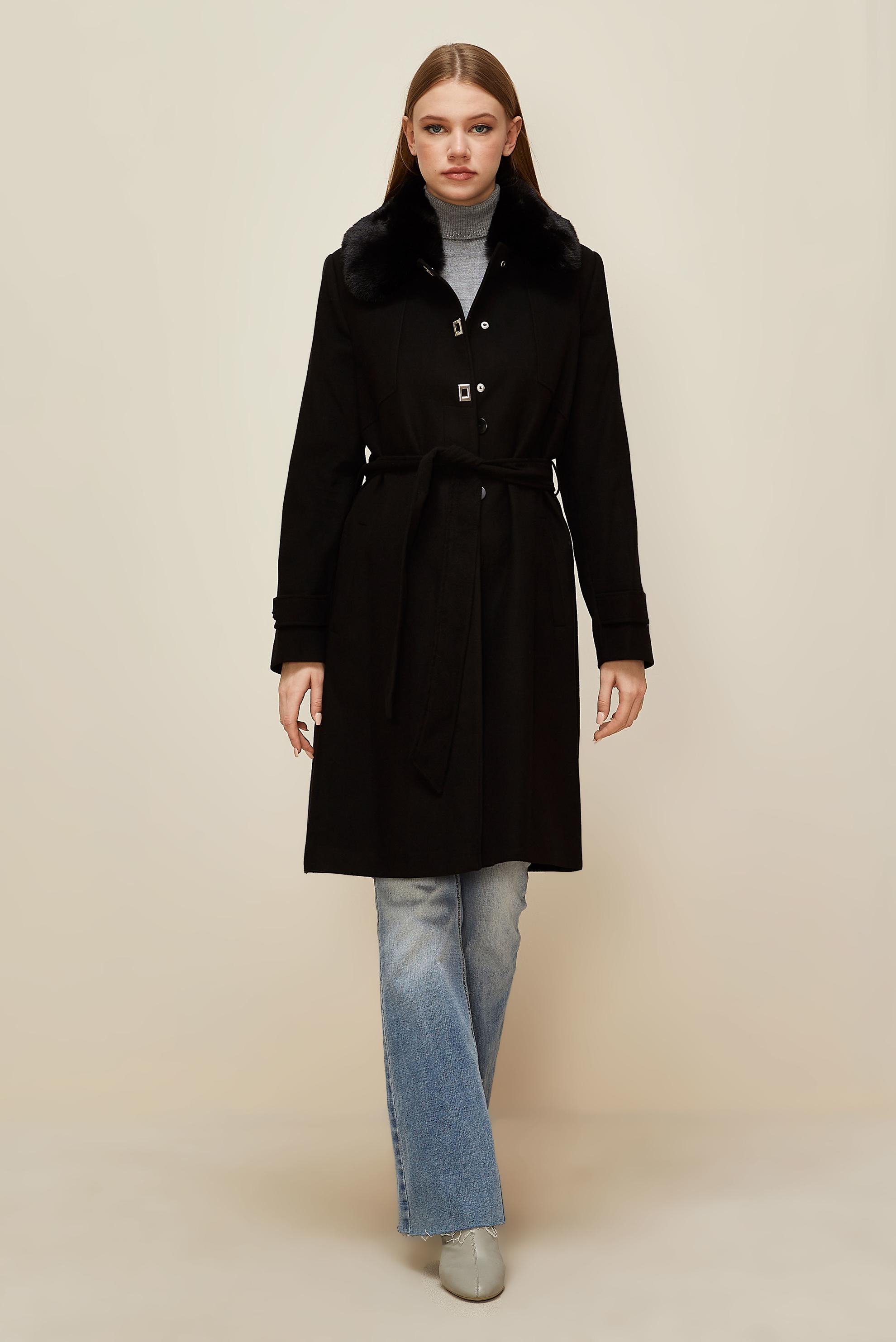 Hijab clothing BLACK 90604 DİANA SOFT KABAN 38-46 TEK42