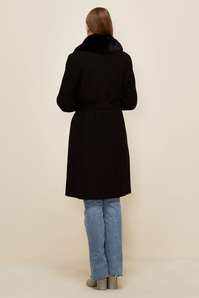 Hijab clothing BLACK 90604 DİANA SOFT KABAN 38-46 TEK42 - ALVİNA