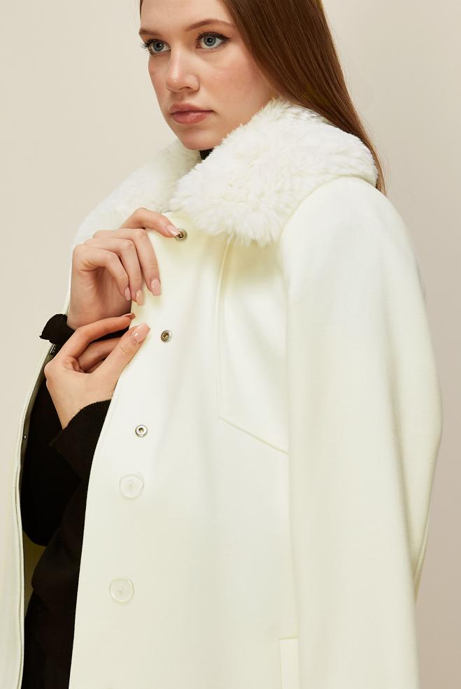 Hijab clothing WHITE 90604 DİANA SOFT KABAN 38-46 TEK42 - ALVİNA