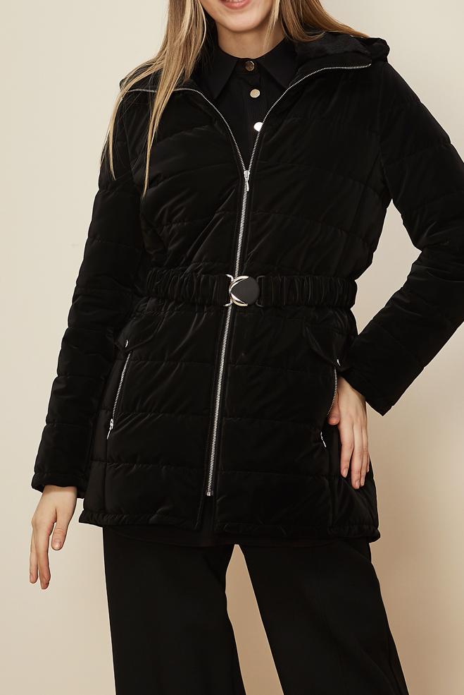 Tesettür giyim SİYAH 90608 BERLİN KABAN 38-44 TEK 40 - ALVİNA