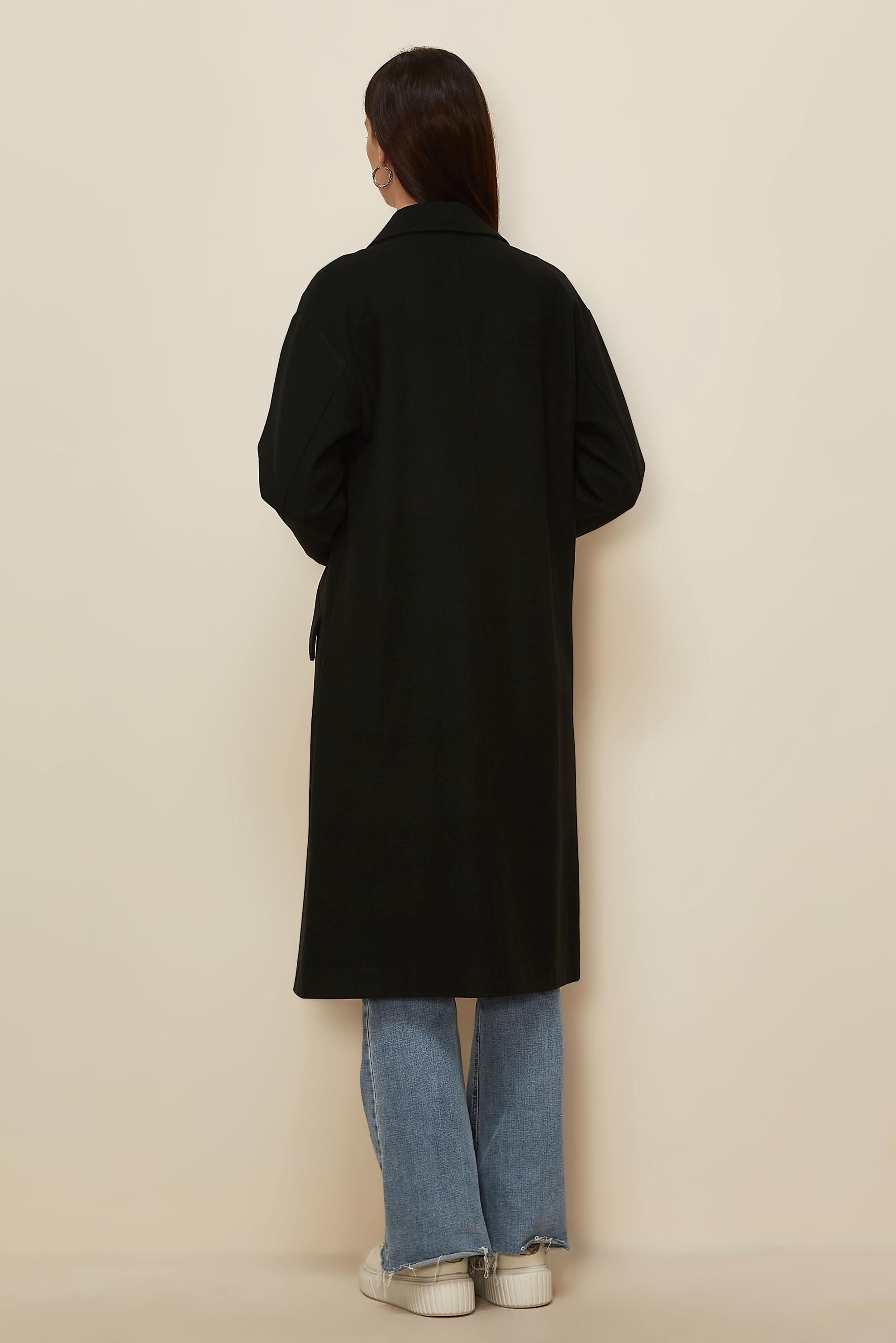 Tesettür giyim HAKİ KAŞE KABAN 90610-1