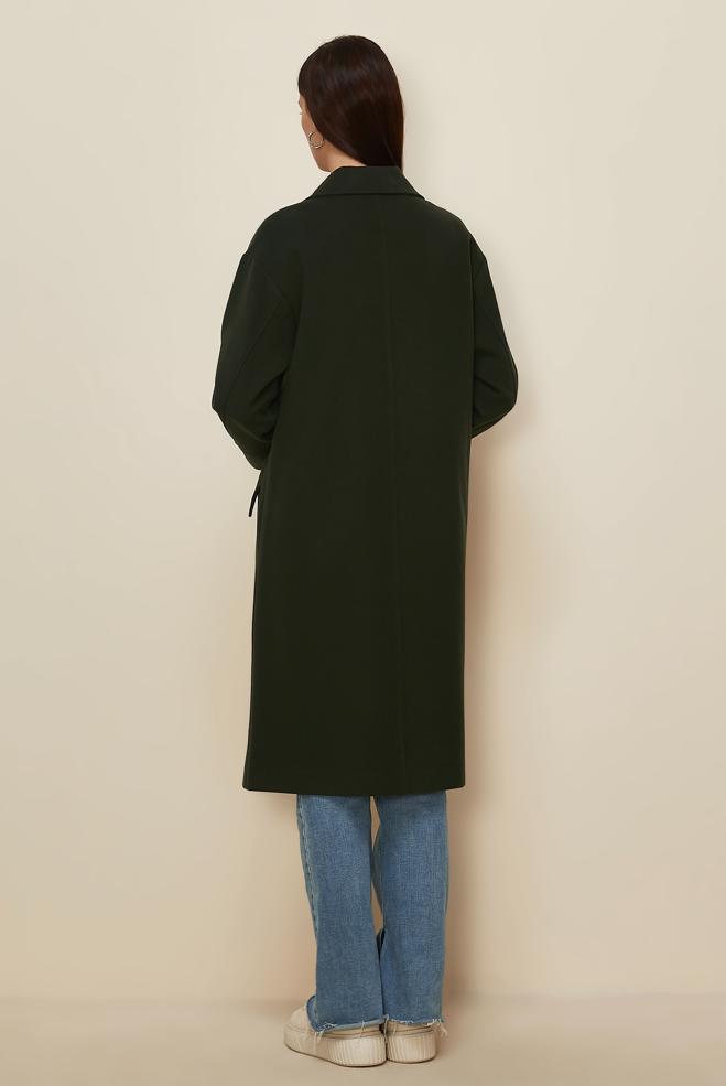 Hijab clothing KHAKI CACHET COAT 90610 - ALVİNA