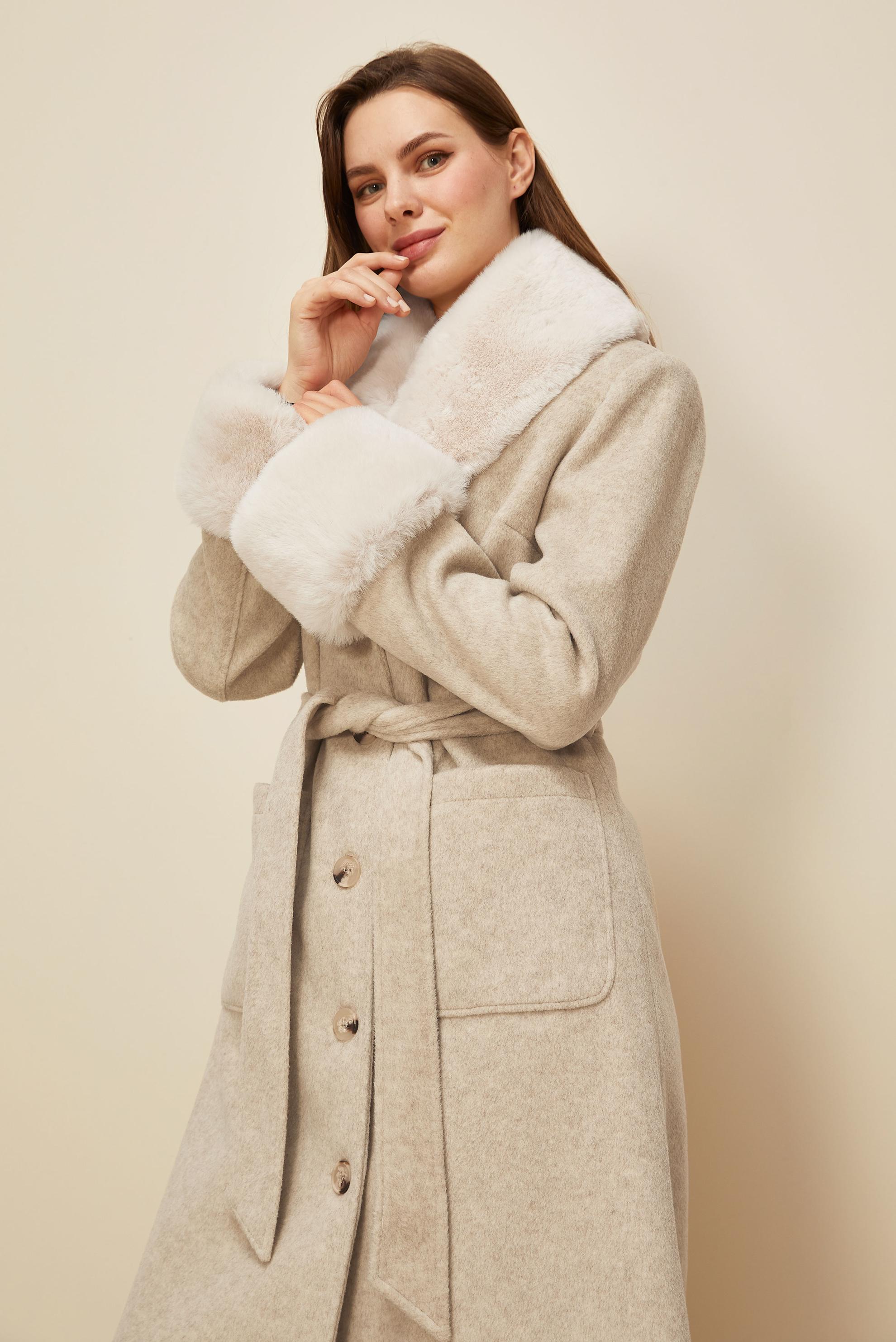 Tesettür giyim BEJ 90613 KASHA KABAN 38-46 TEK 40