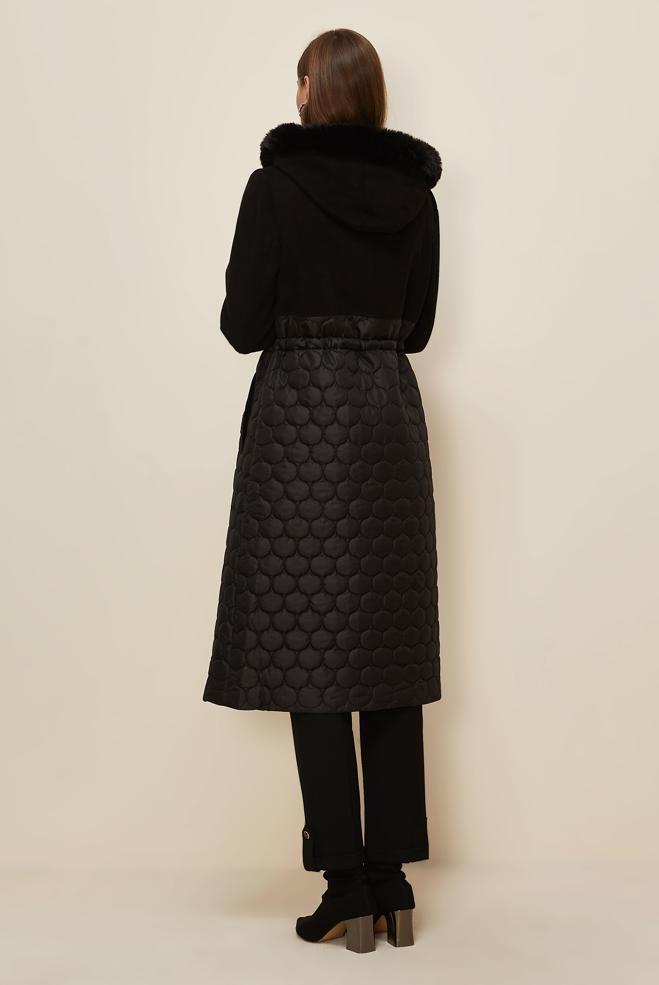 Tesettür giyim SİYAH 90614 DİANA SOFT KABAN 38-46 TEK40 - ALVİNA