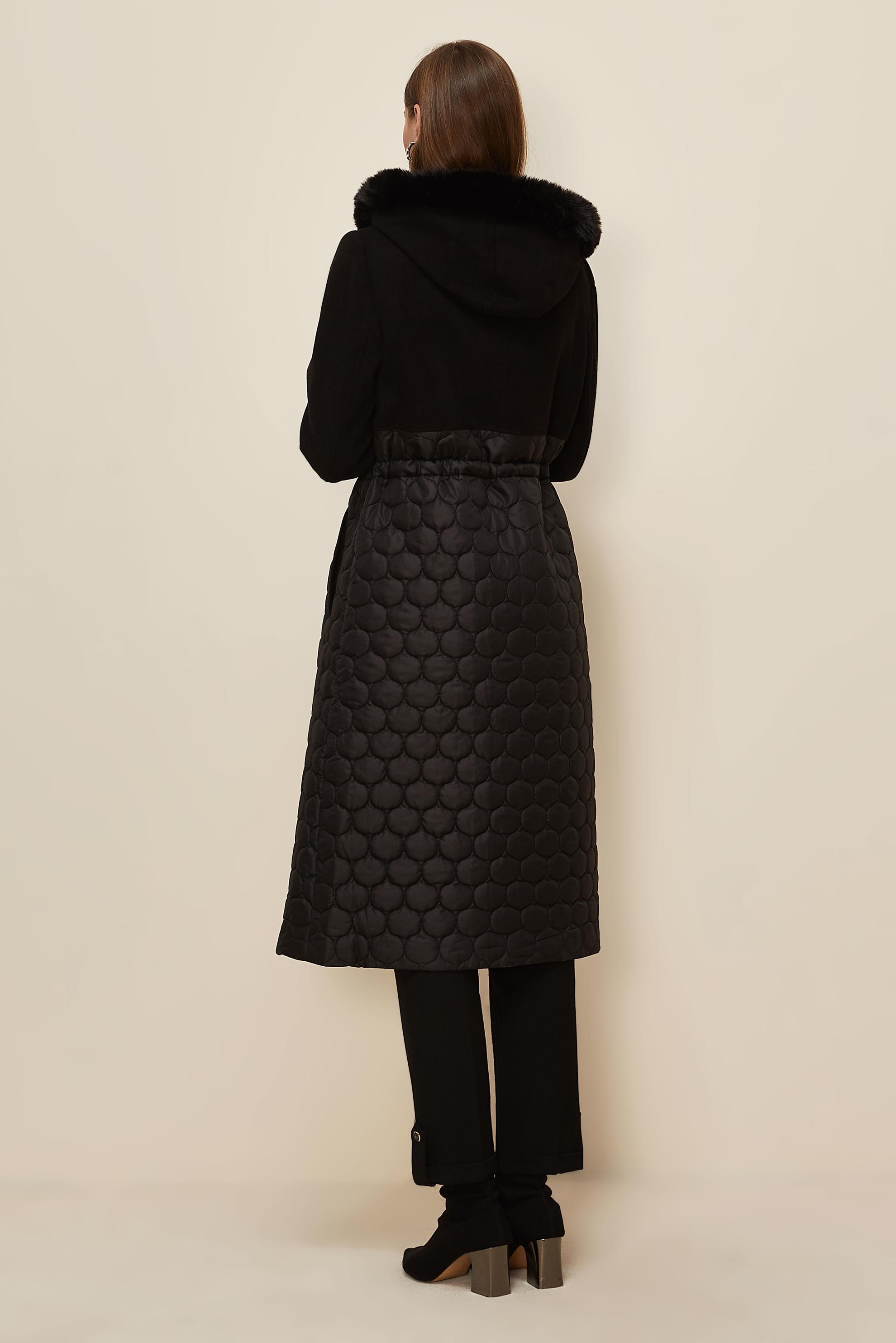 Tesettür giyim SİYAH 90614 DİANA SOFT KABAN 38-46 TEK40