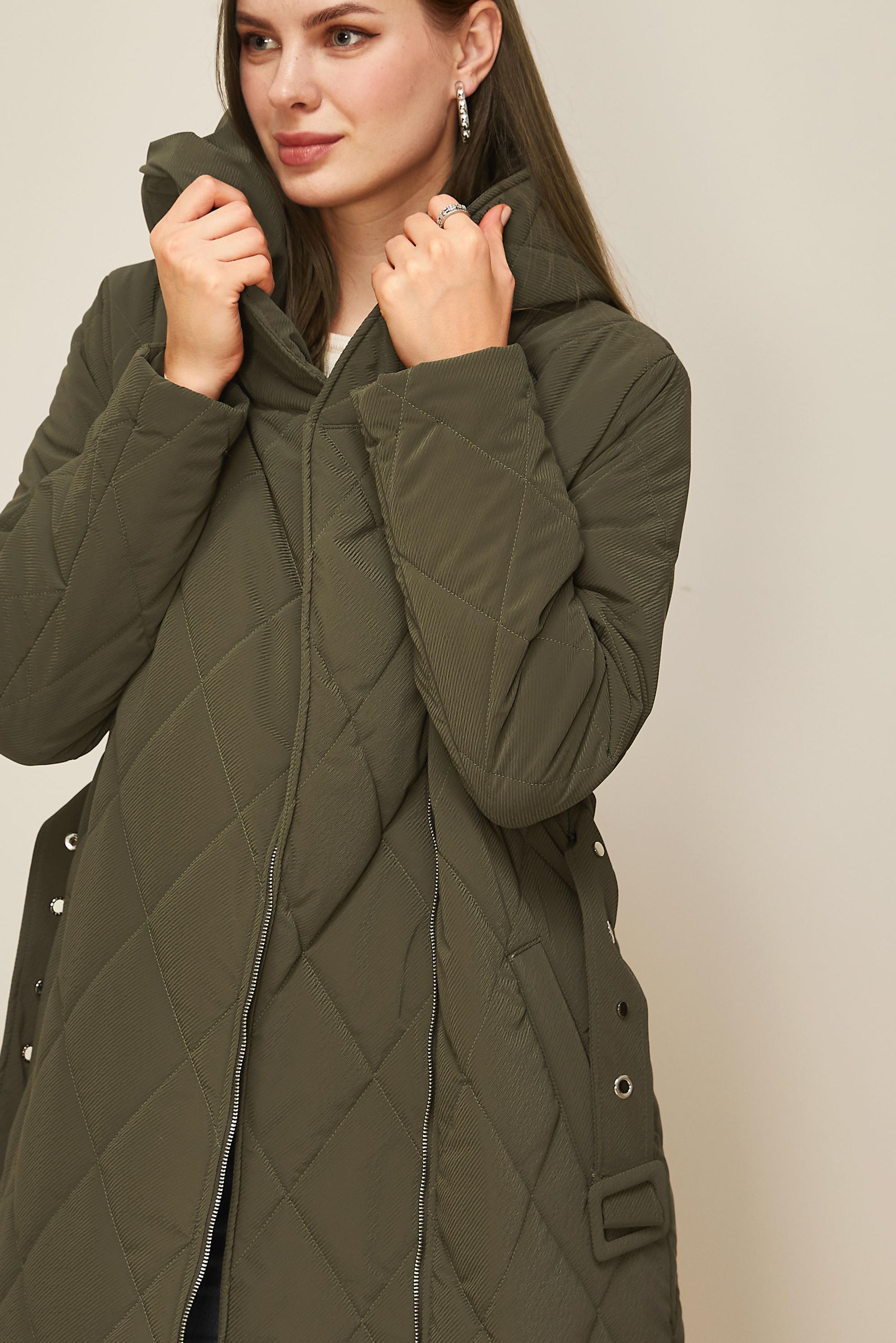 Tesettür giyim HAKİ 90615 COMBO KABAN 38-44 TEK40