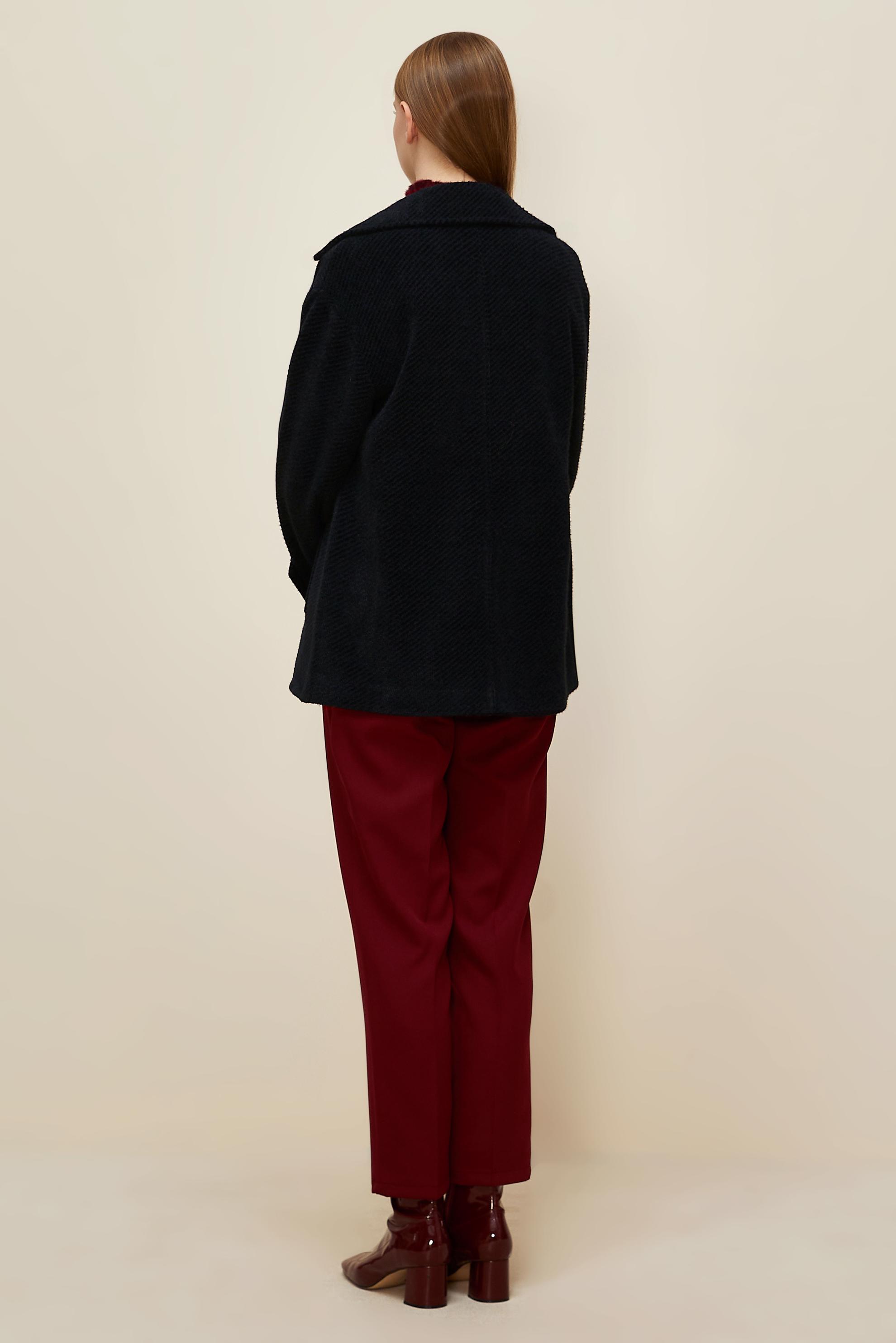 Tesettür giyim SİYAH KAŞE KABAN 90618