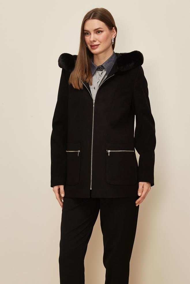 Tesettür giyim SİYAH 90619 MOLLY KABAN 38-44 TEK 40 - ALVİNA