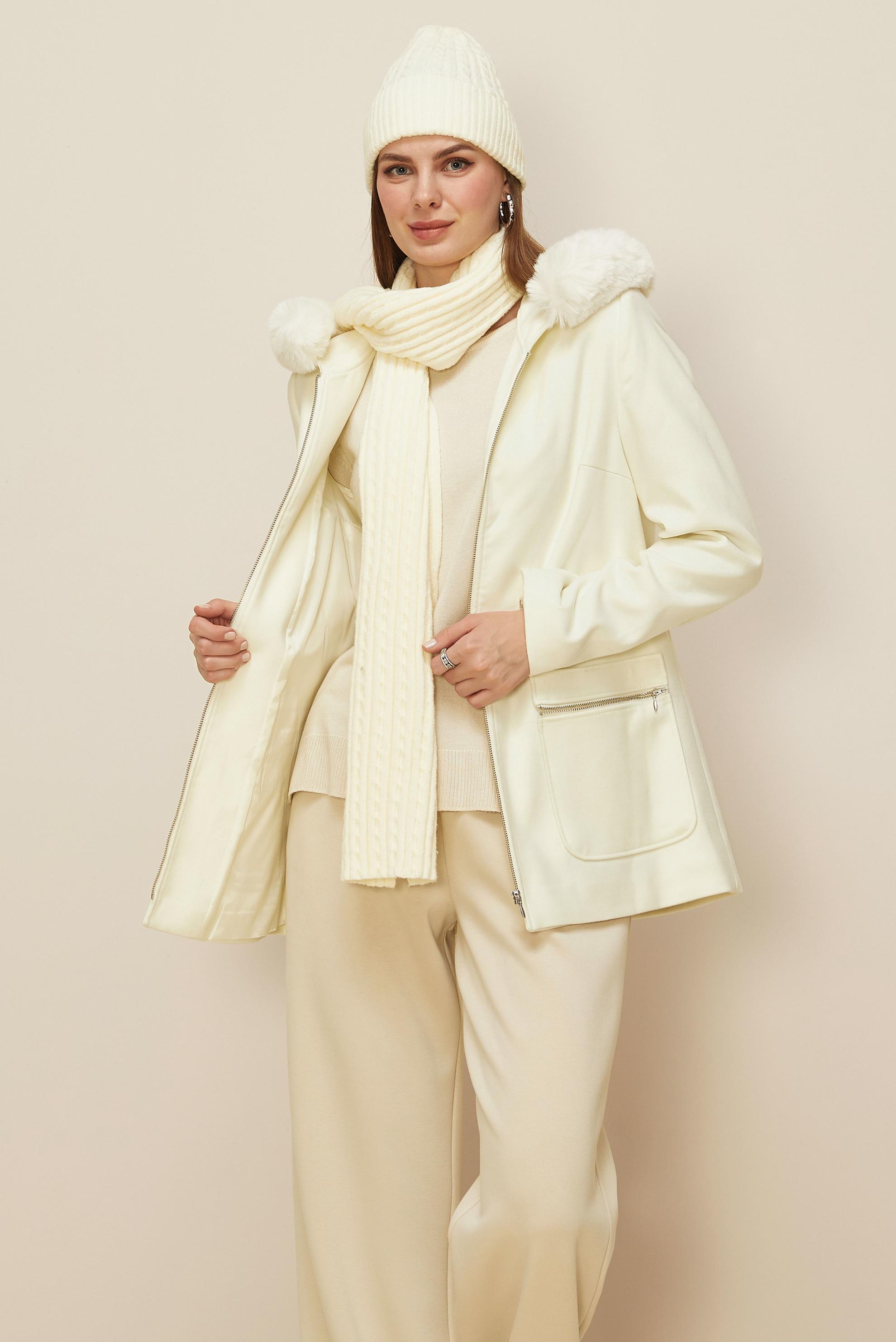 Tesettür giyim BEYAZ 90619 MOLLY KABAN 38-44 TEK 40