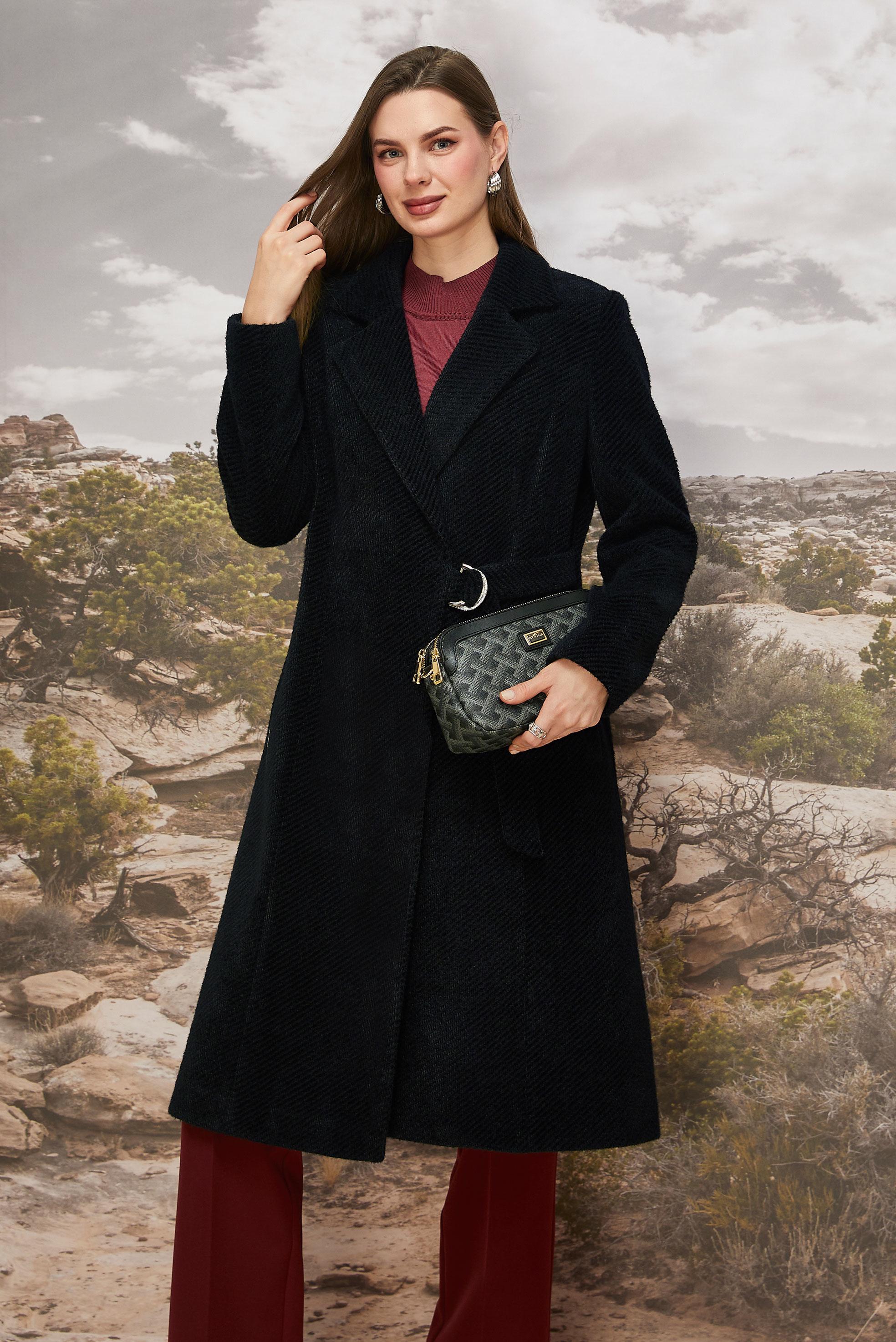 Tesettür giyim SİYAH 90620 8676 KABAN 38-46 TEK42