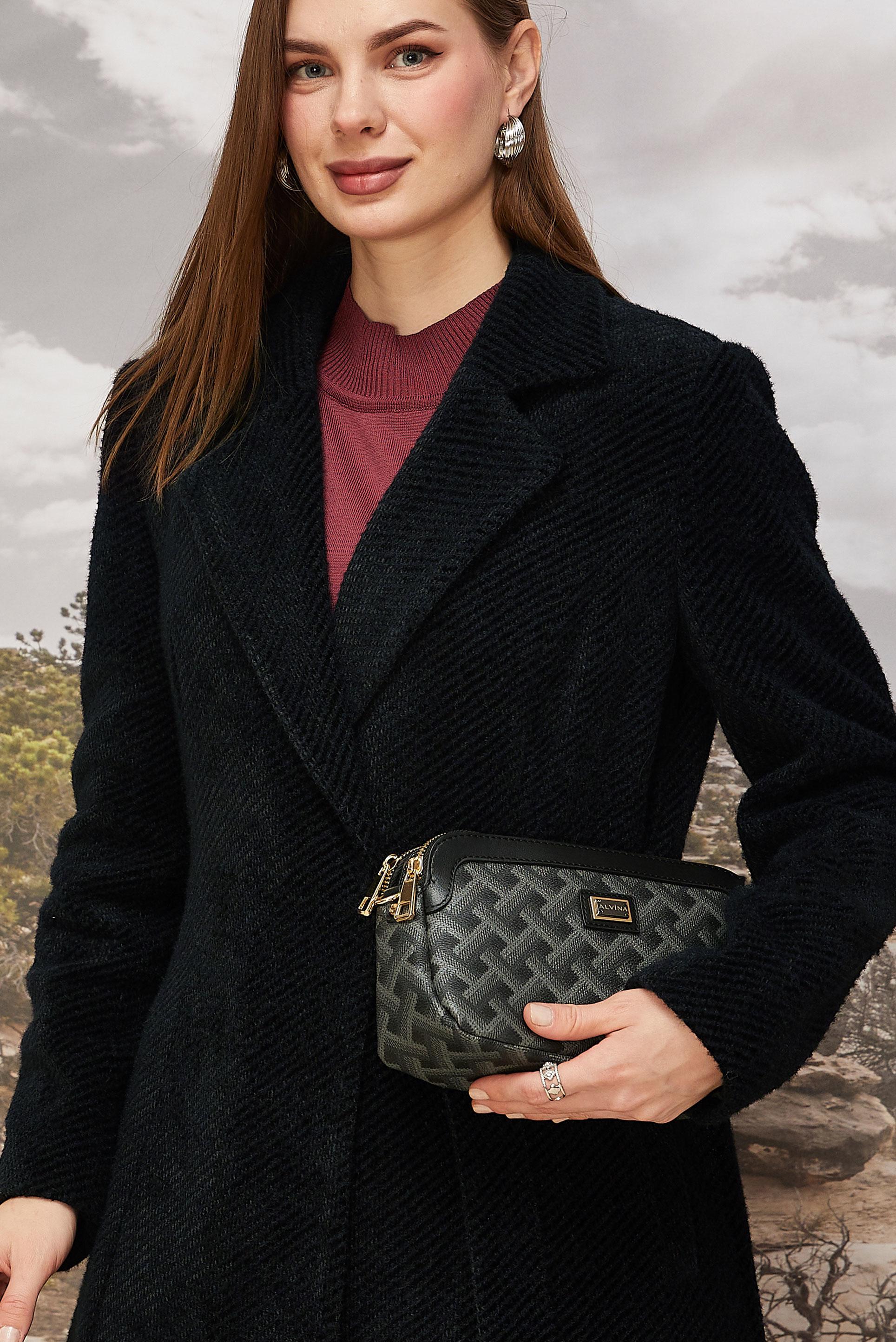 Tesettür giyim SİYAH 90620 8676 KABAN 38-46 TEK42