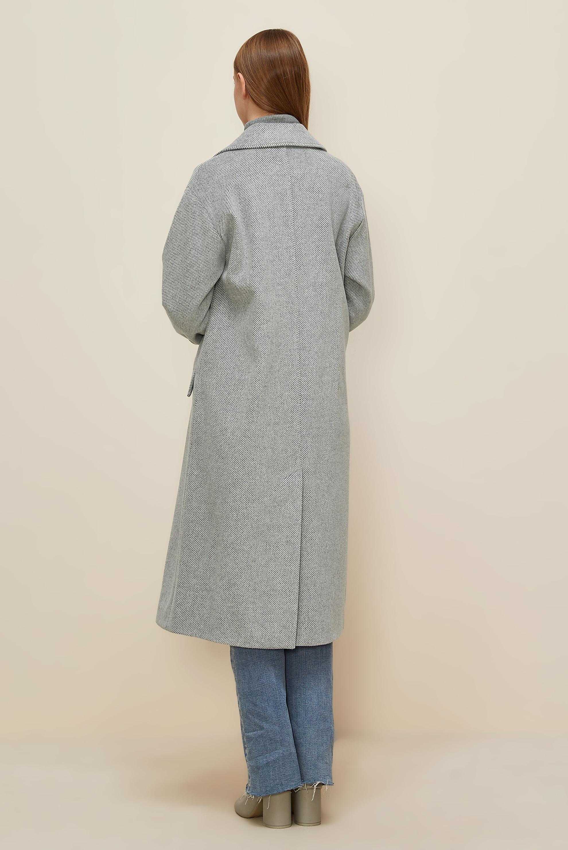 Vêtements hijab GRIS MANTEAU CACHE 90622