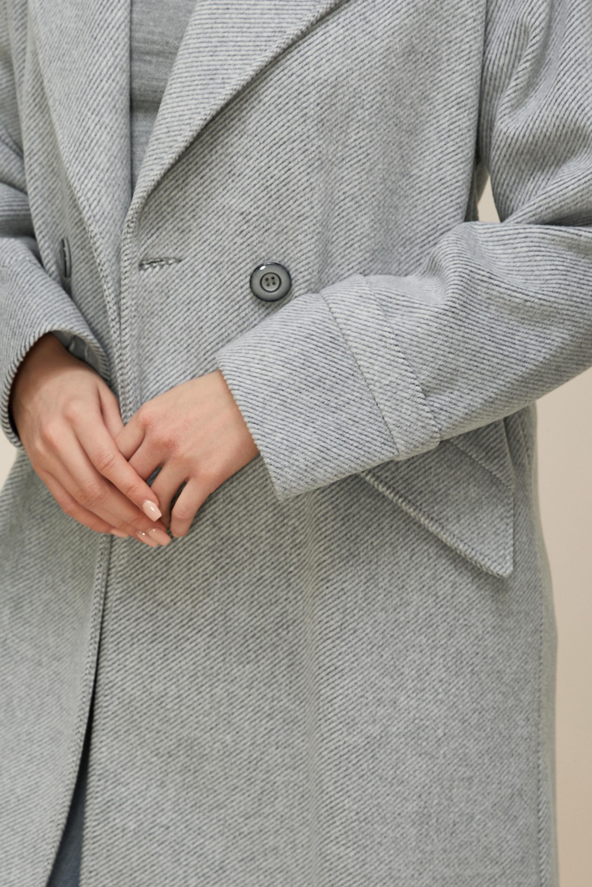 Vêtements hijab GRIS MANTEAU CACHE 90622